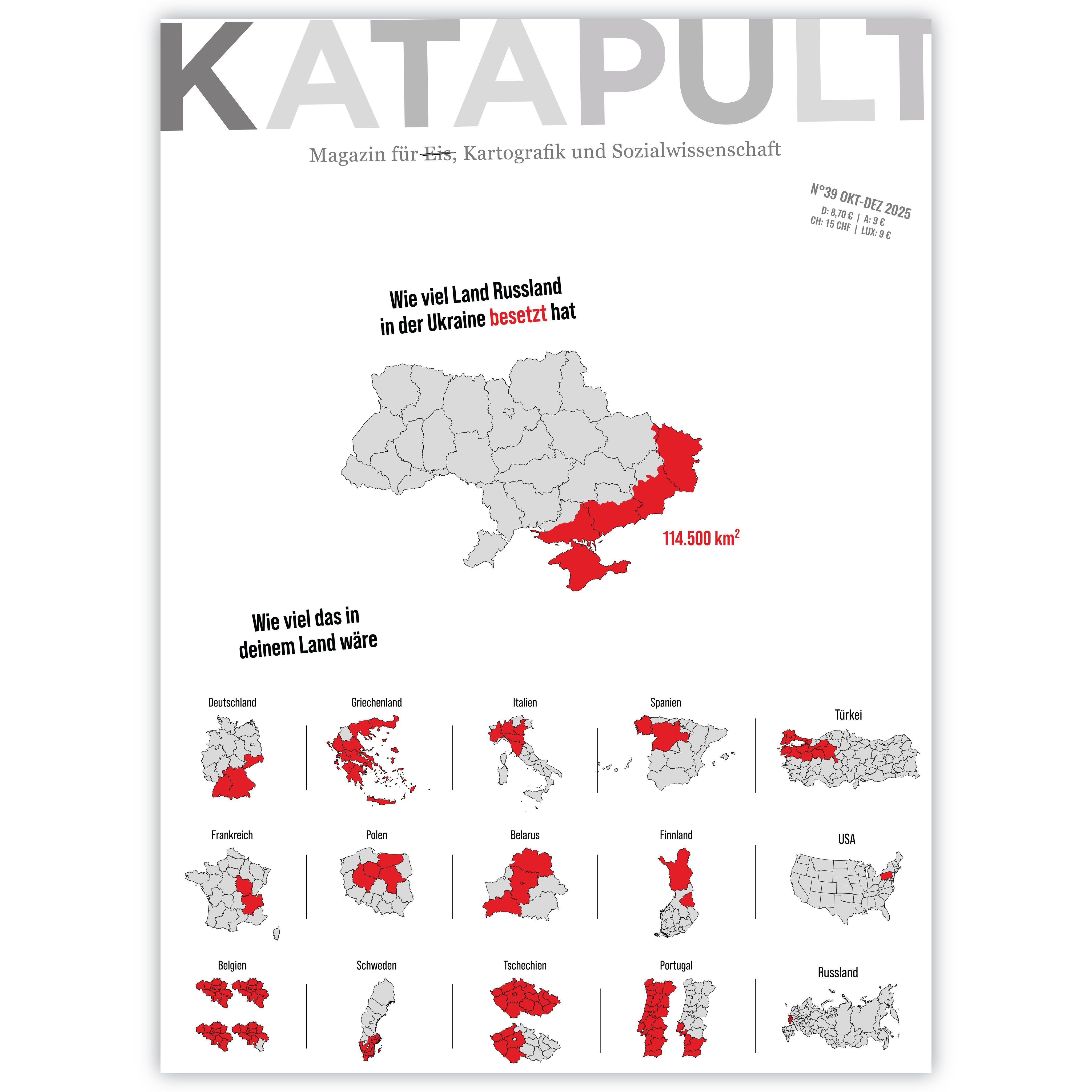 Vorderes Coverbild KATAPULT Magazin Ausgabe 39