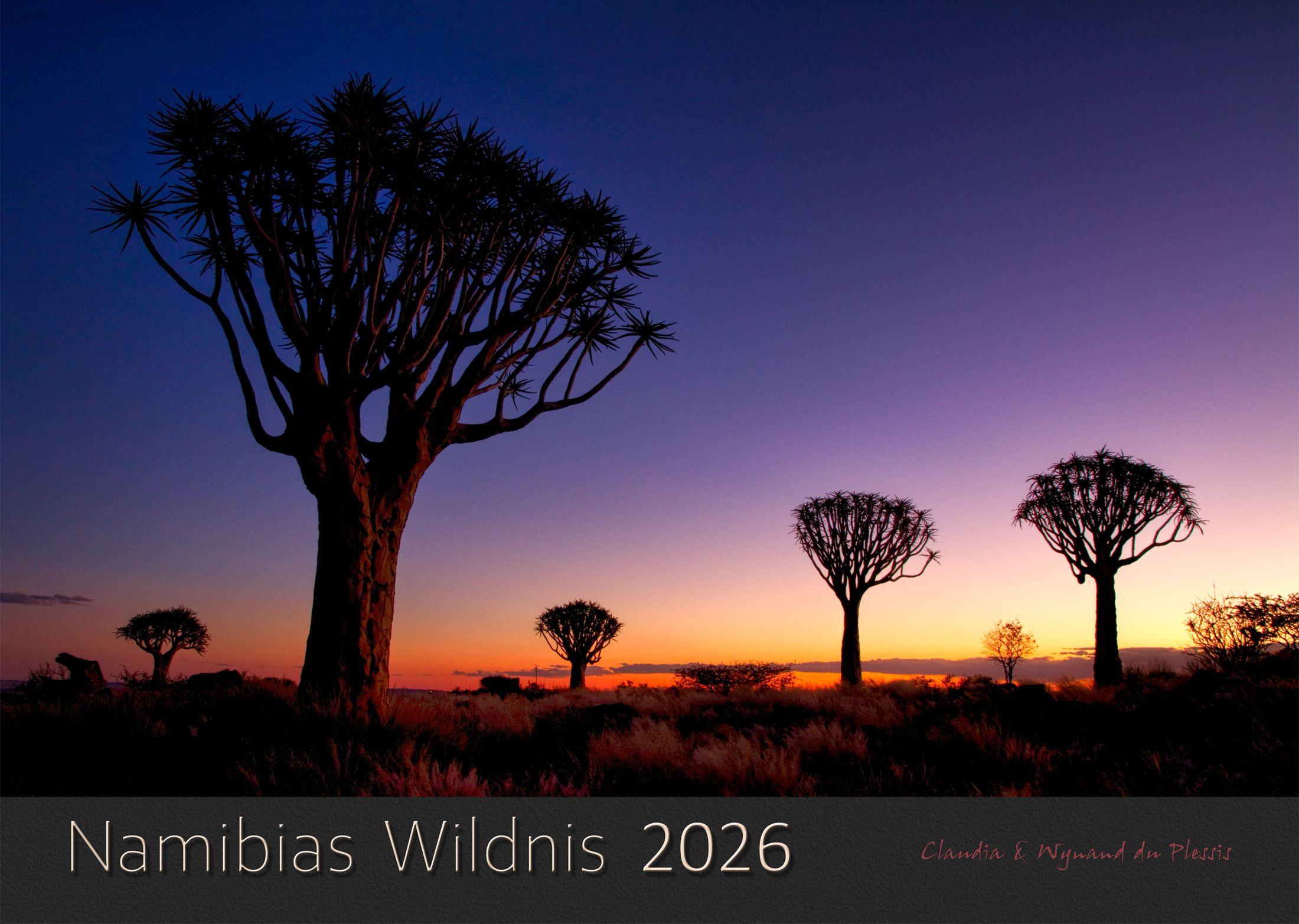 Vorderes Coverbild NAMIBIAS WILDNIS 2026