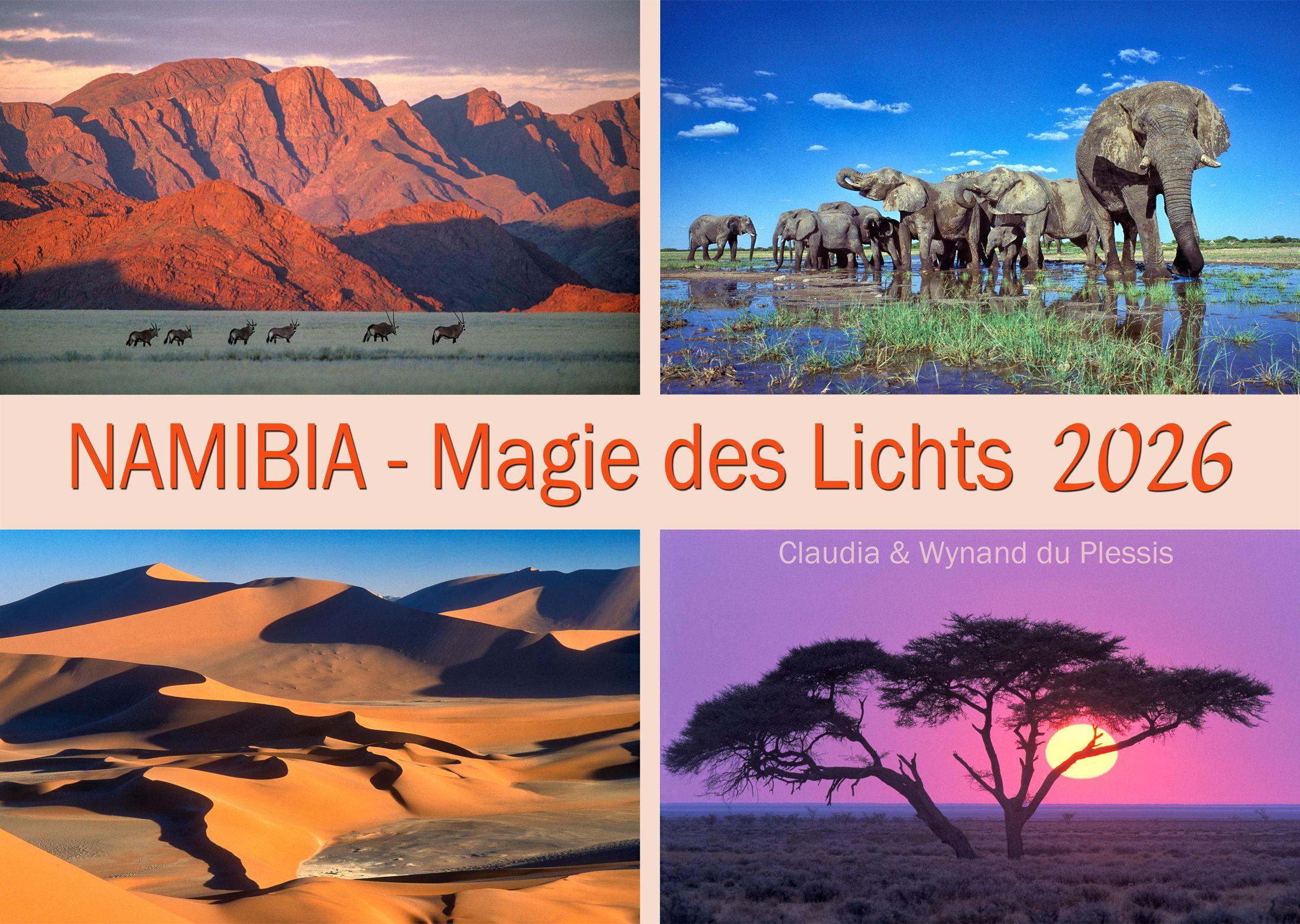 Vorderes Coverbild NAMIBIA - MAGIE DES LICHTS 2026