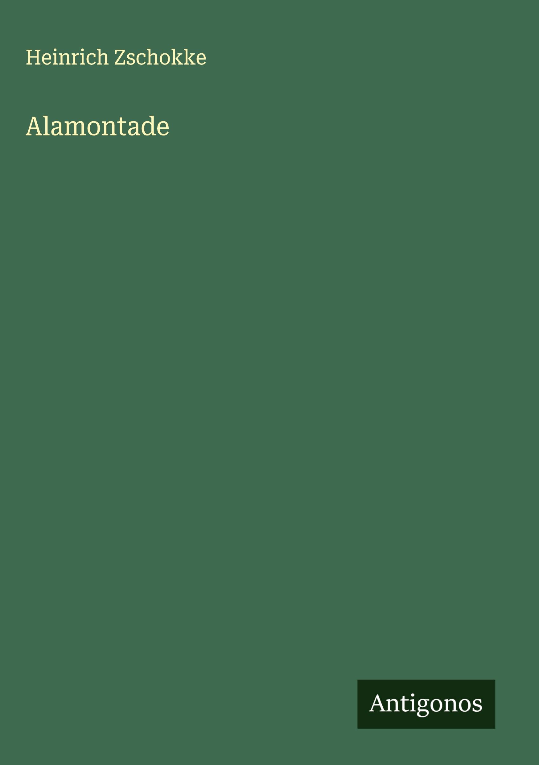 Vorderes Coverbild Alamontade