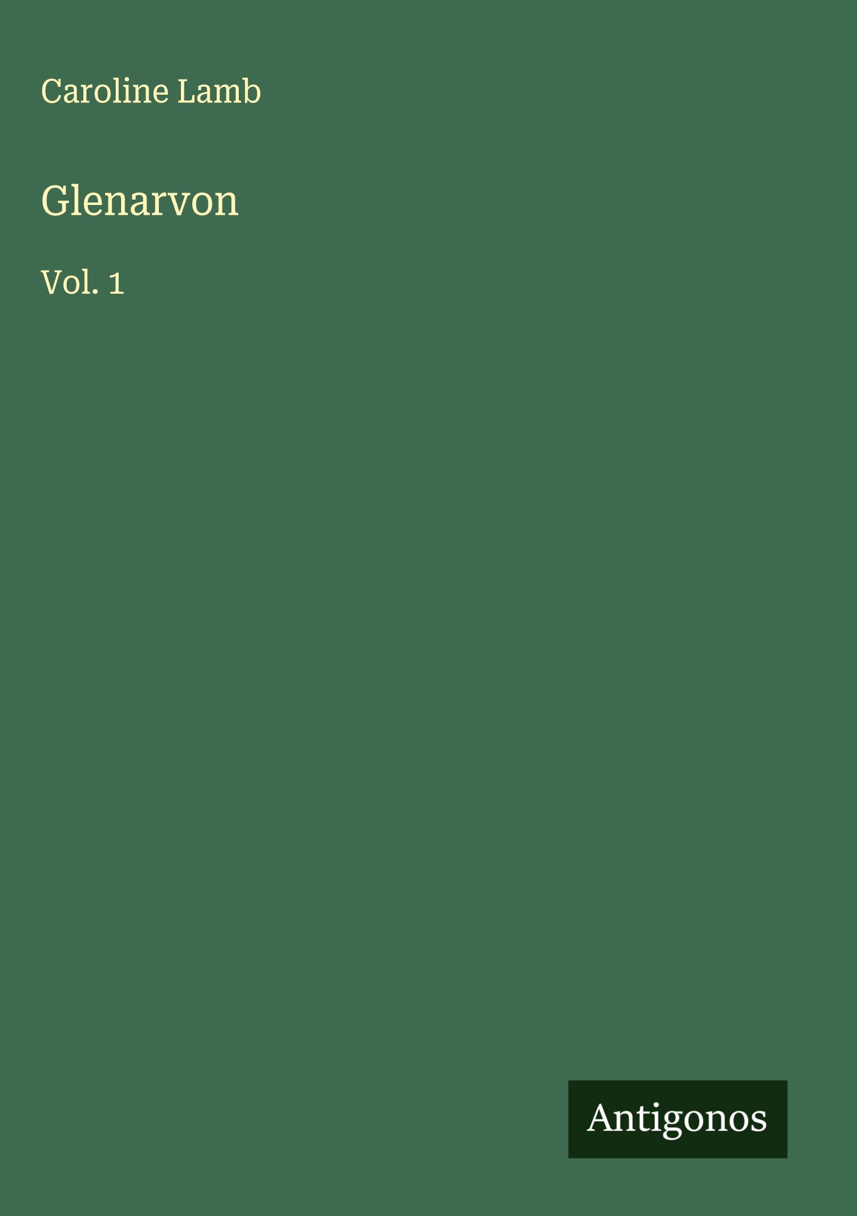 Vorderes Coverbild Glenarvon
