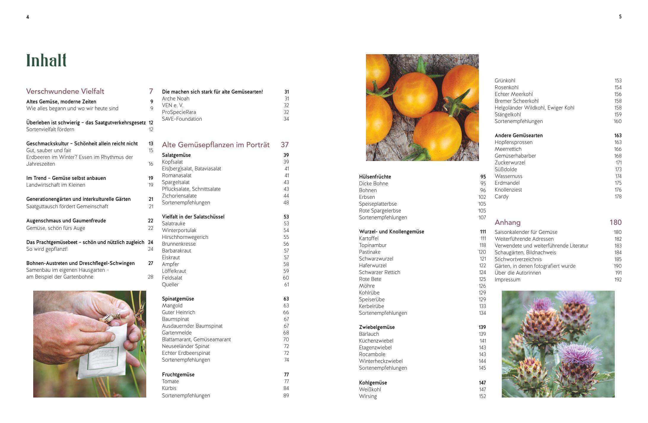 Beispielinhalt (Bild) Alte Gemüsepflanzen wiederentdeckt