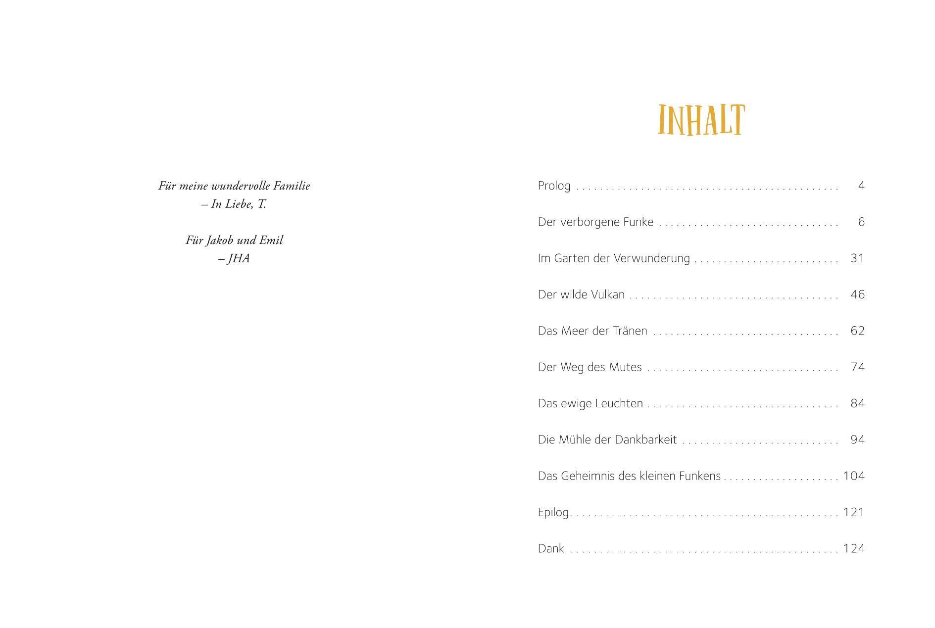 Beispielinhalt (Bild) Der kleine Funke und das große Leuchten