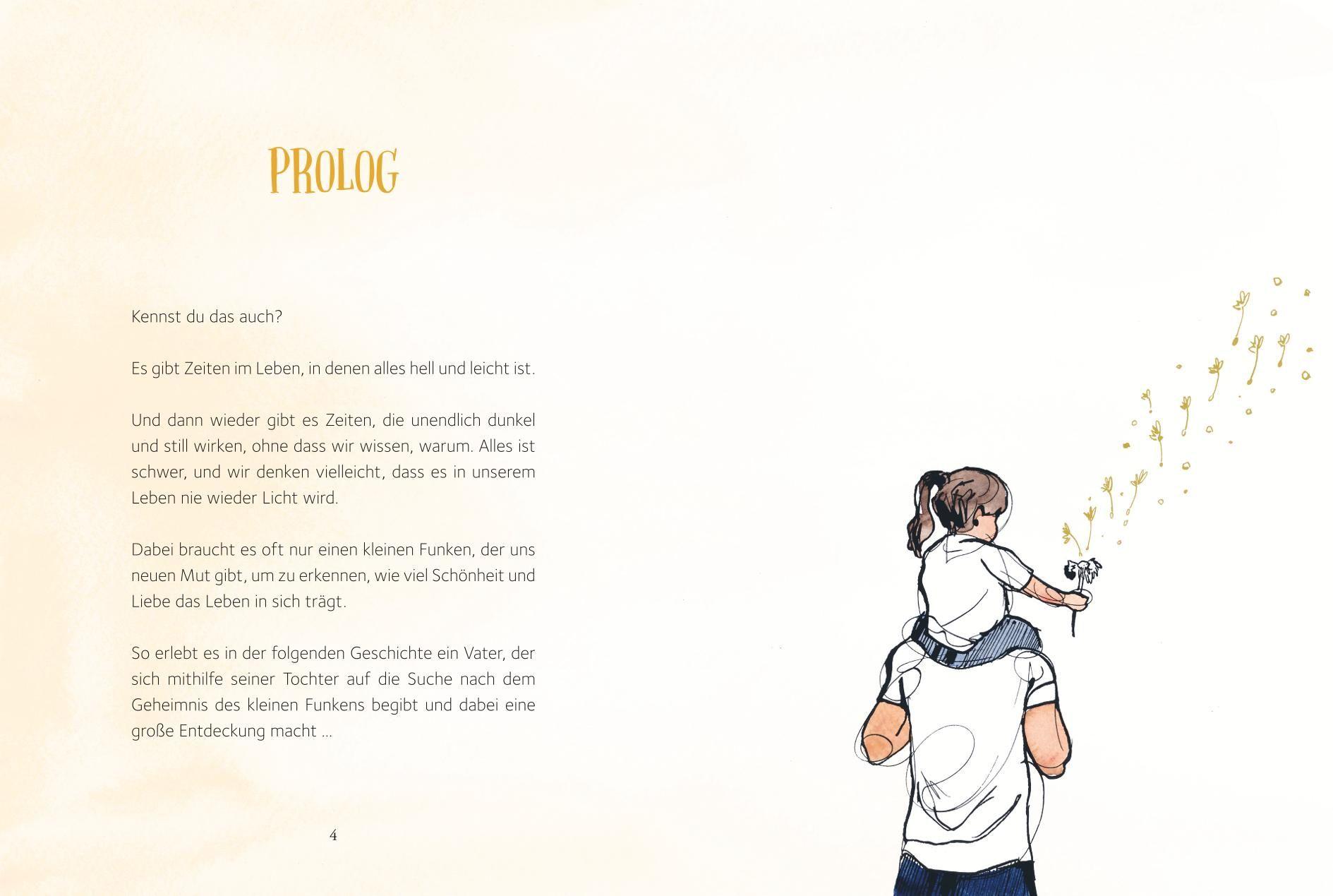 Beispielinhalt (Bild) Der kleine Funke und das große Leuchten