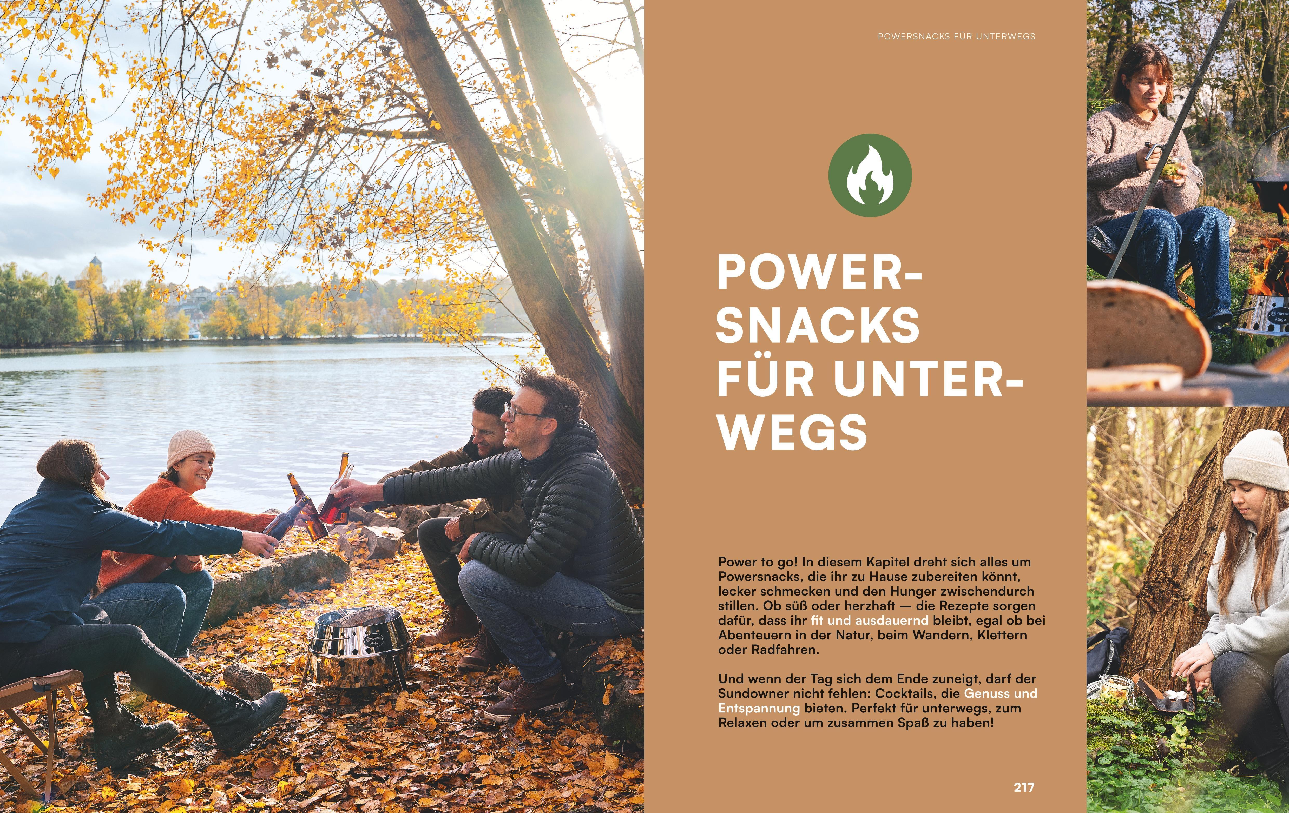 Beispielinhalt (Bild) Petromax - Draußen zusammen am Feuer