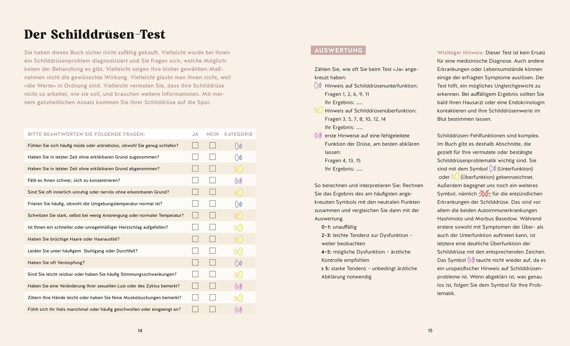 Beispielinhalt (Bild) Meine Gesundheitsretter aus der Natur für eine starke Schilddrüse