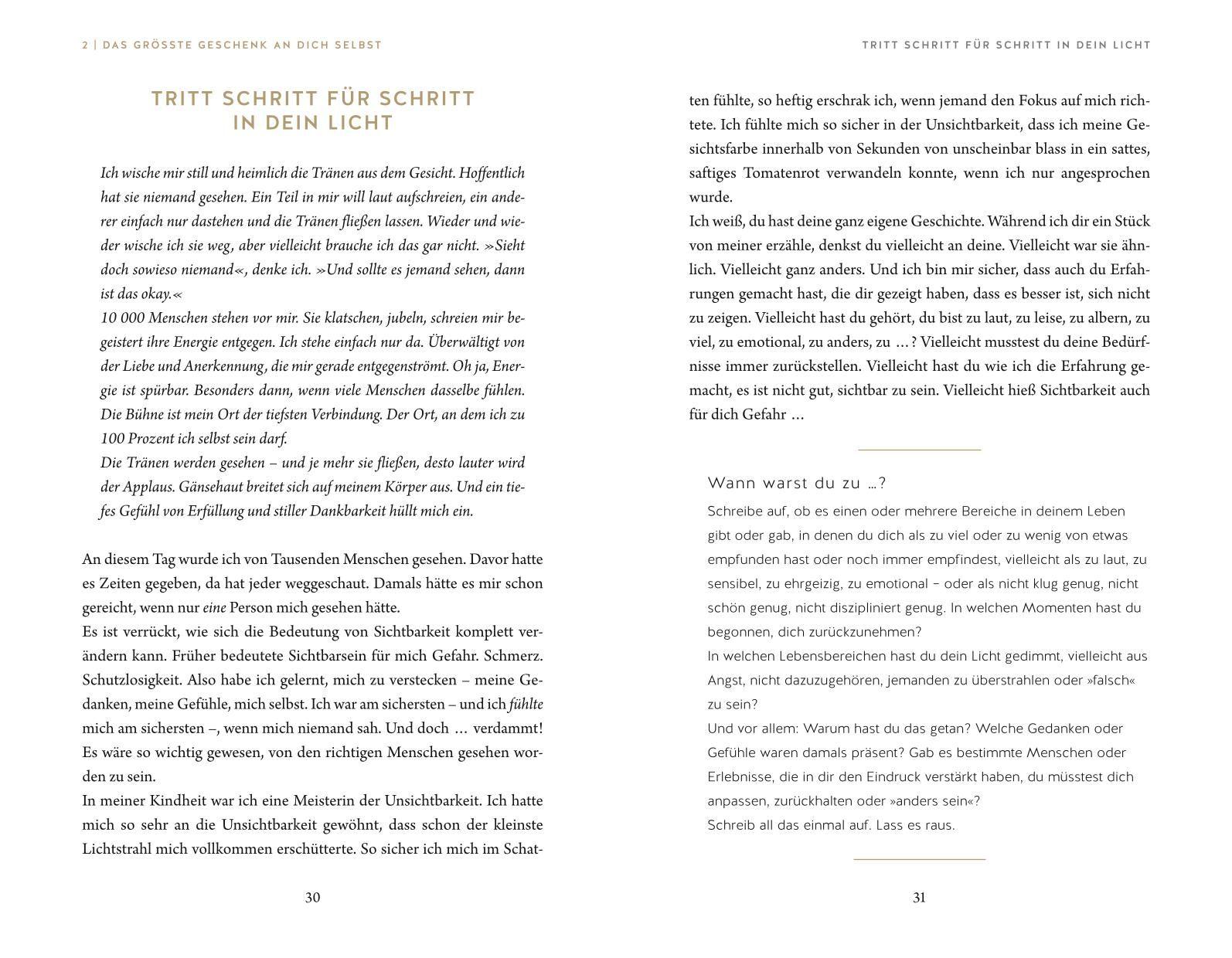 Beispielinhalt (Bild) Be Your Own Star