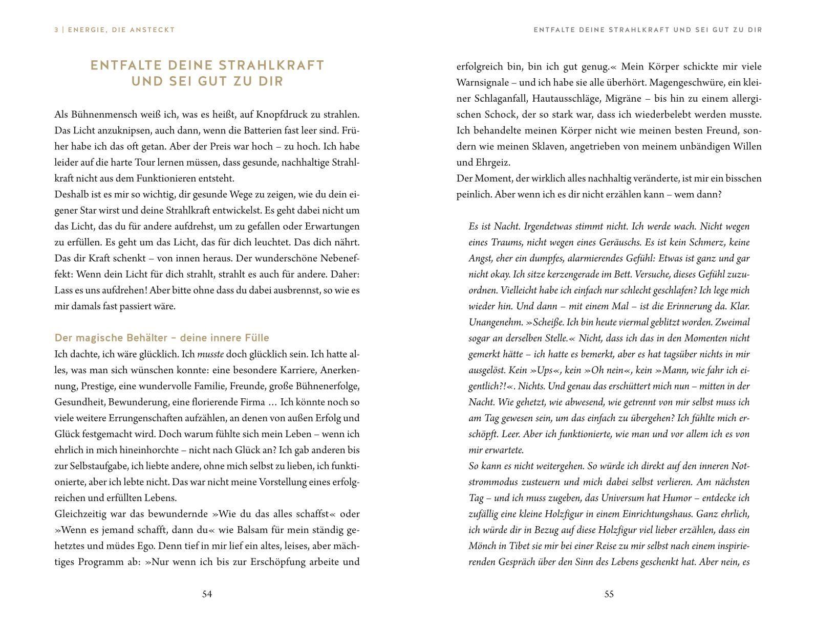 Beispielinhalt (Bild) Be Your Own Star