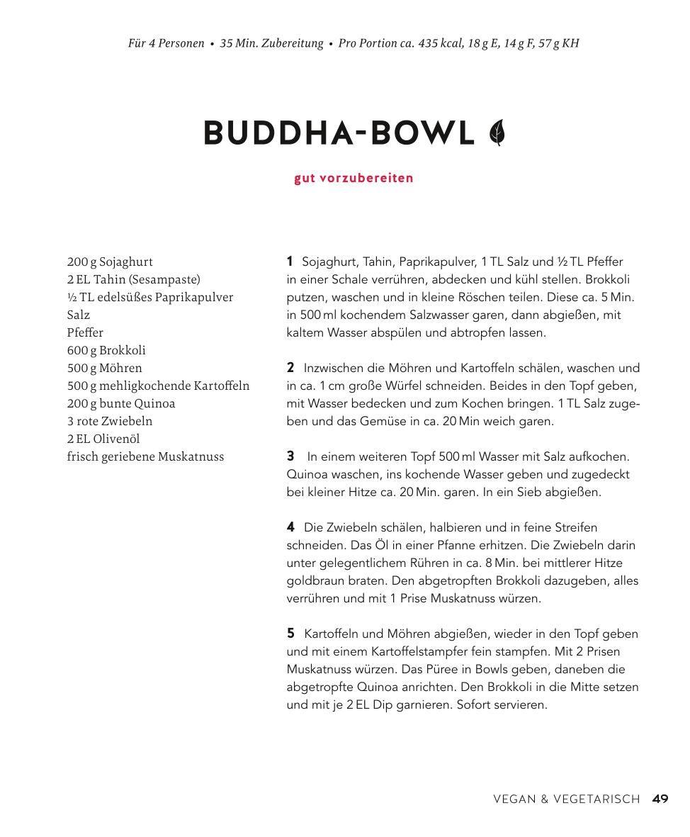 Beispielinhalt (Bild) Happy Fitness-Bowls