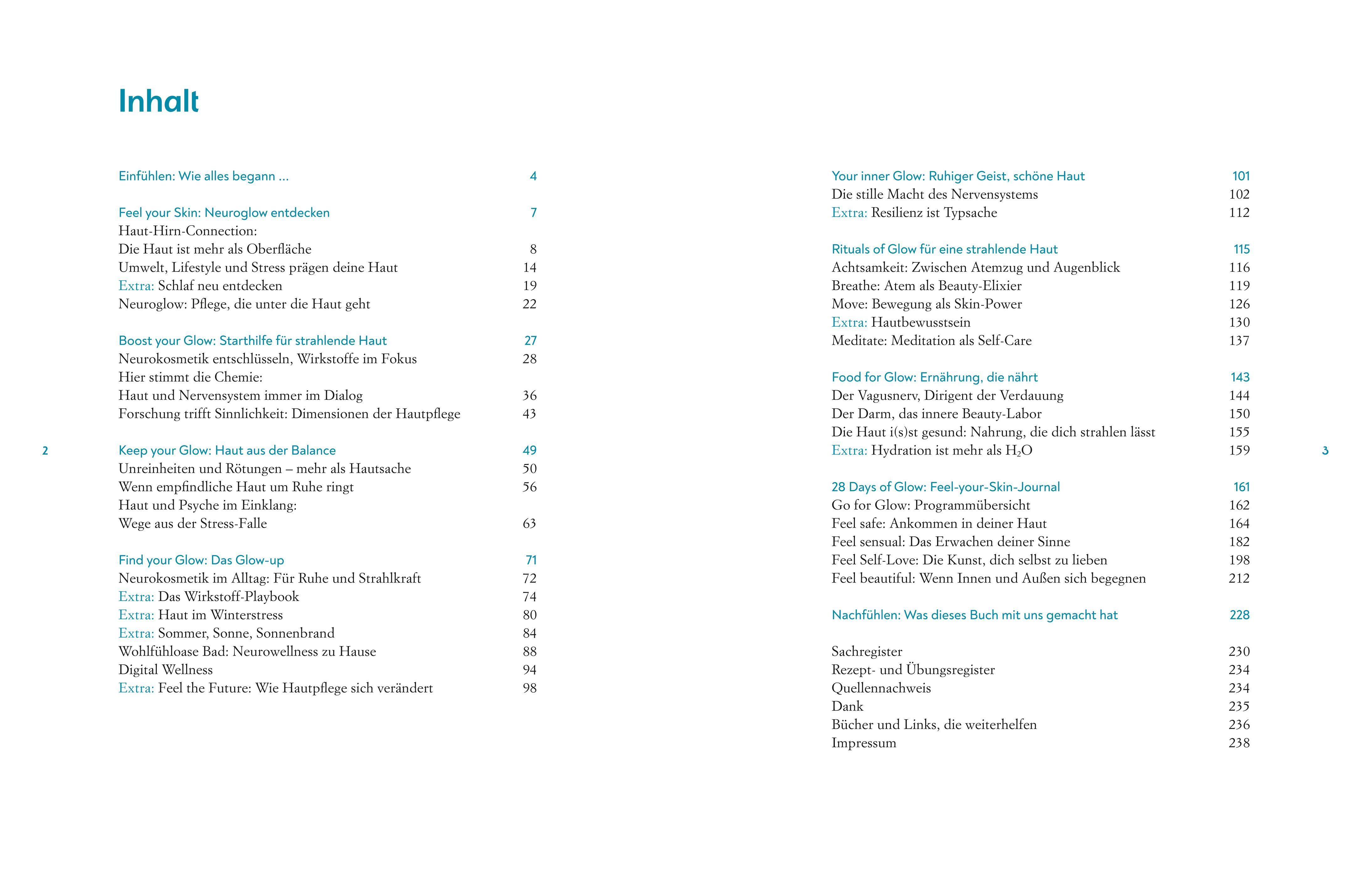 Beispielinhalt (Bild) Feel your Skin