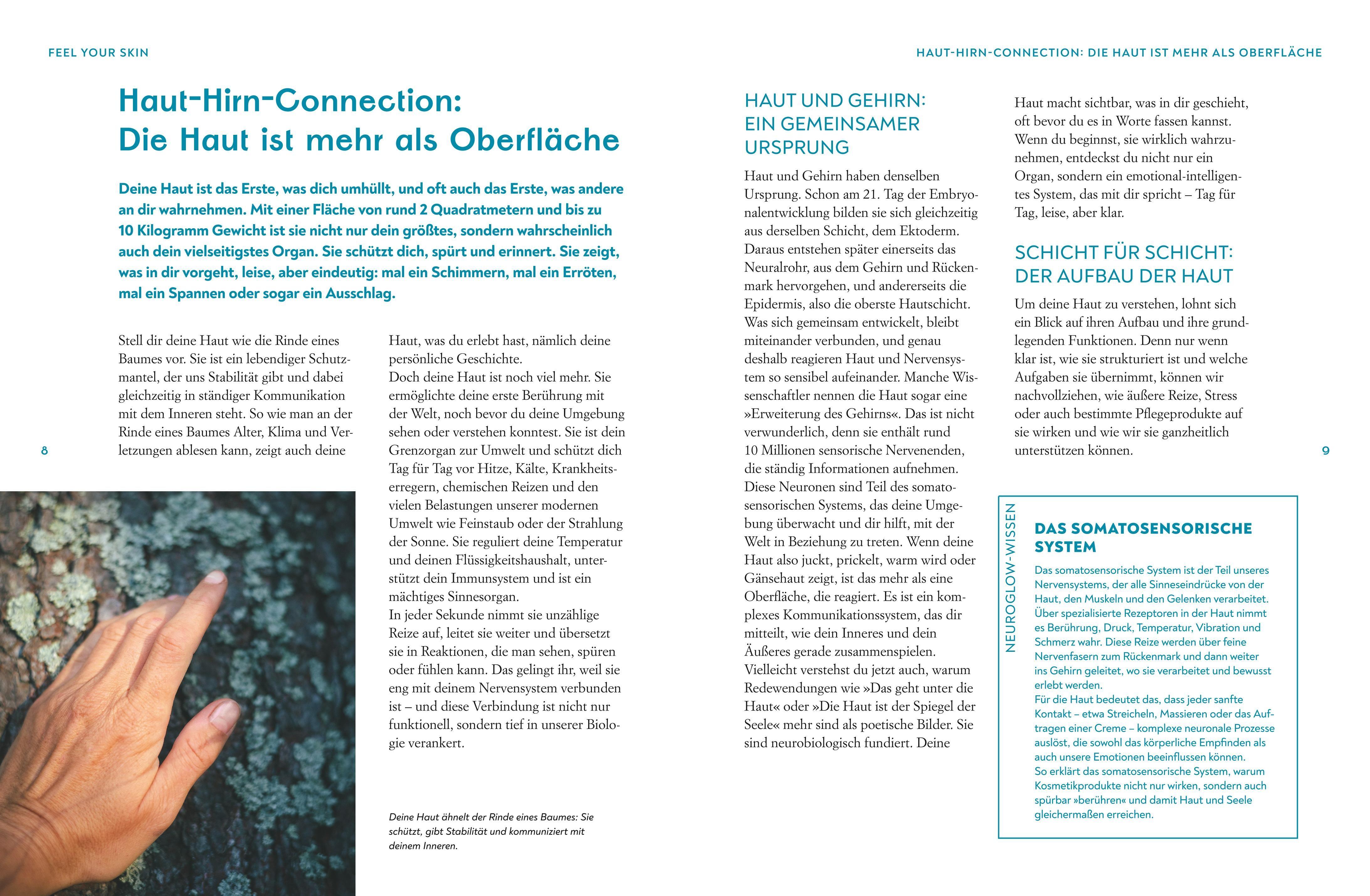 Beispielinhalt (Bild) Feel your Skin