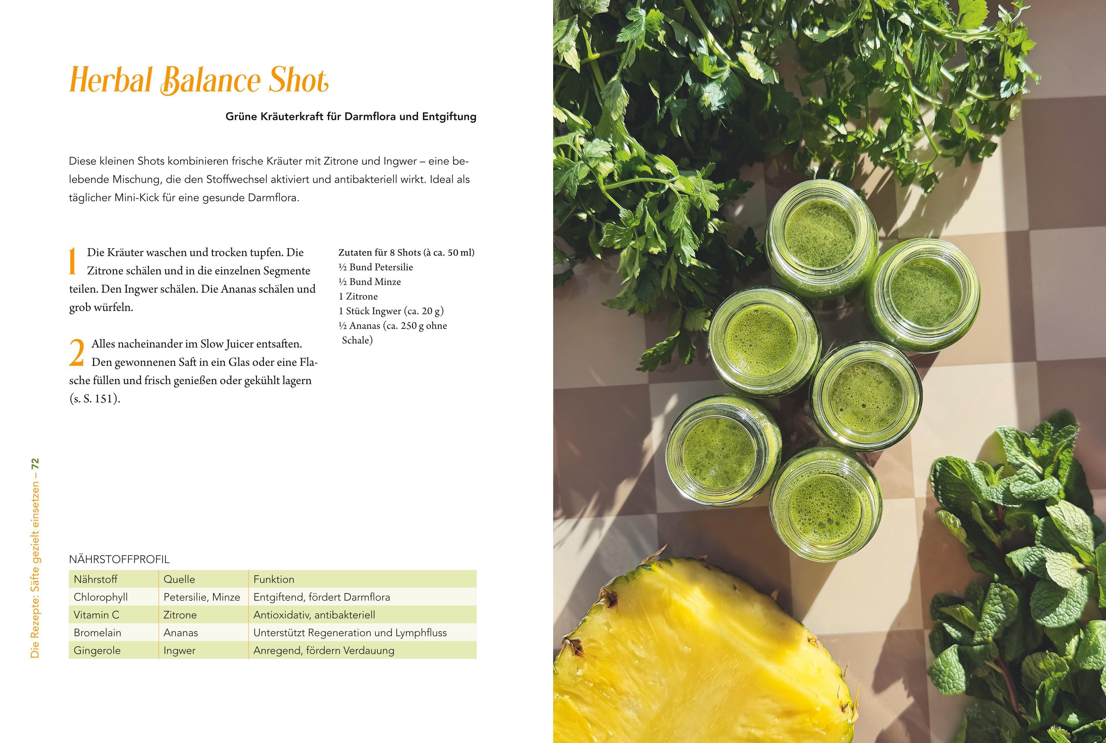 Beispielinhalt (Bild) Juice Up Your Health