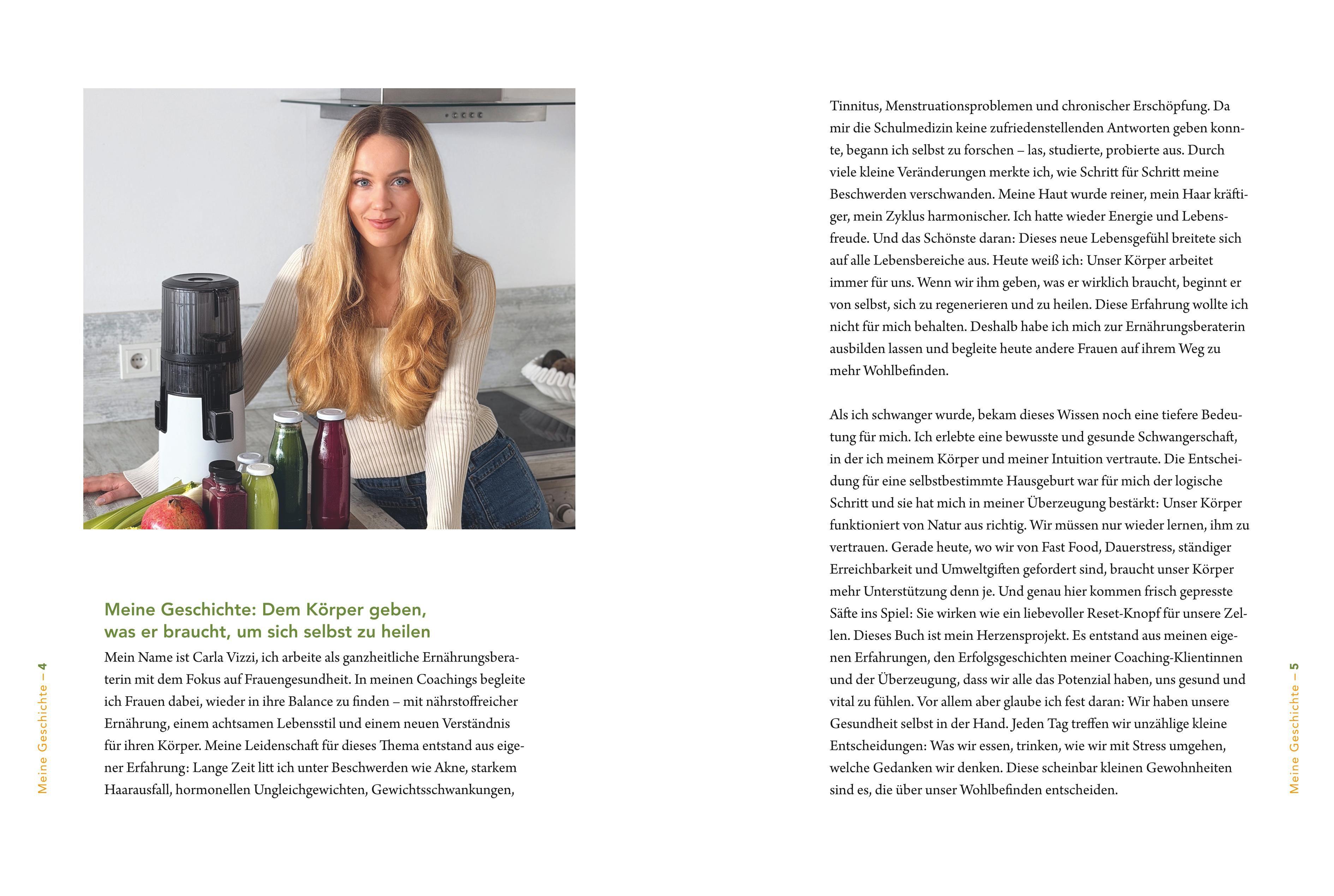 Beispielinhalt (Bild) Juice Up Your Health