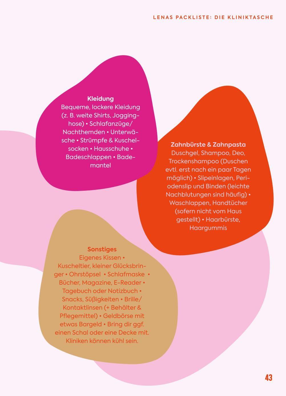 Beispielinhalt (Bild) Dein Endometriose-Alltagshelfer