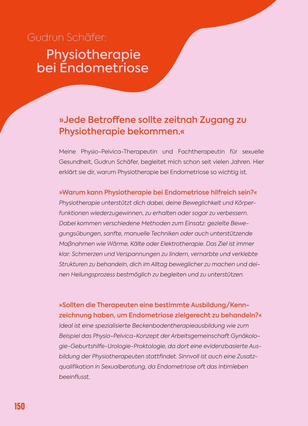 Beispielinhalt (Bild) Dein Endometriose-Alltagshelfer