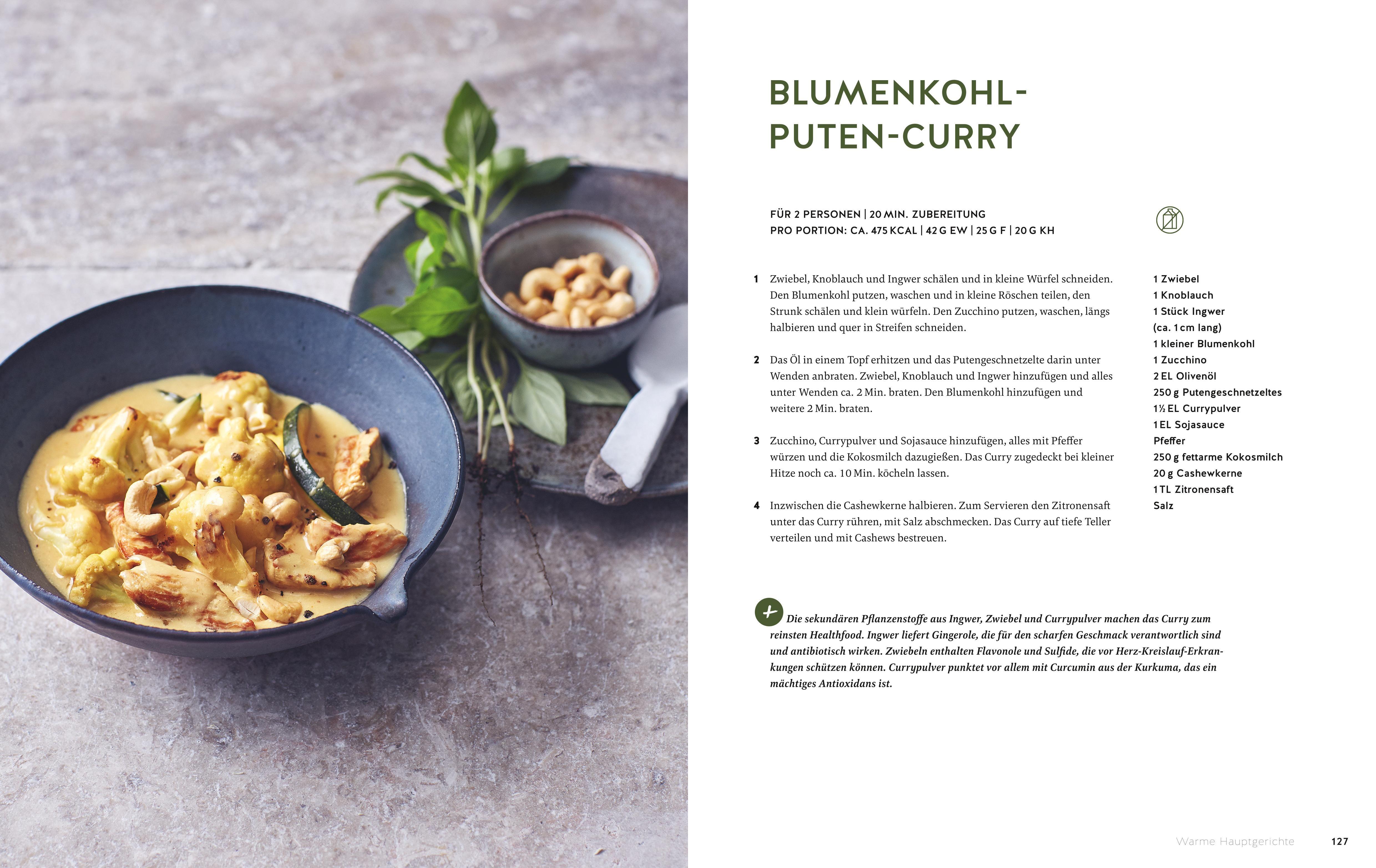 Beispielinhalt (Bild) Meine 80 besten Rezepte für eine gesunde Leber