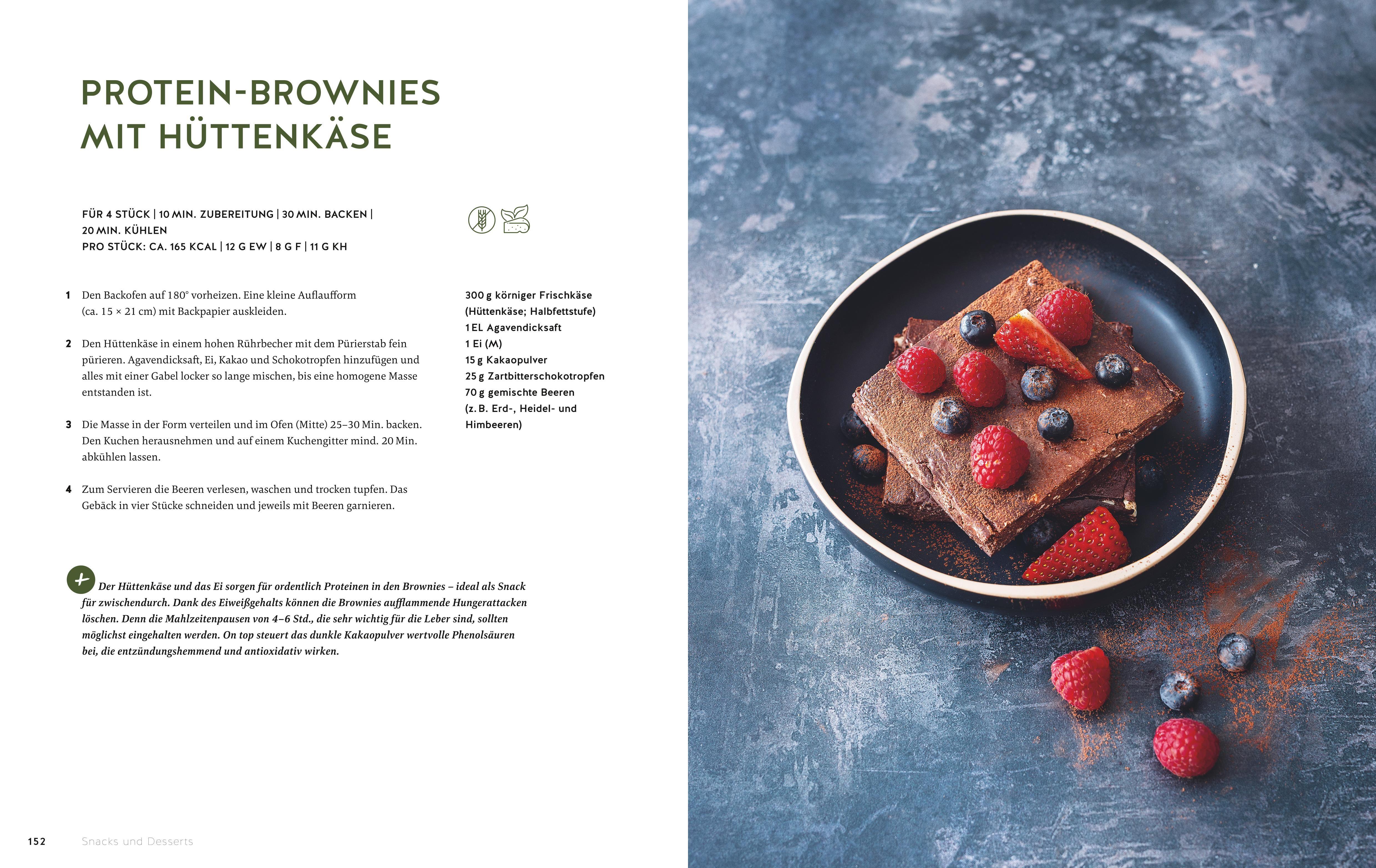 Beispielinhalt (Bild) Meine 80 besten Rezepte für eine gesunde Leber