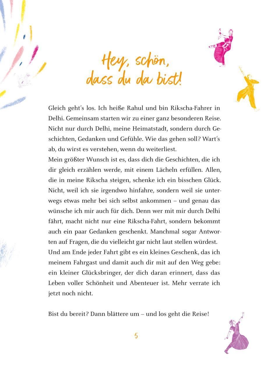 Beispielinhalt (Bild) Der Rikscha-Fahrer, der dir das Glück zeigt