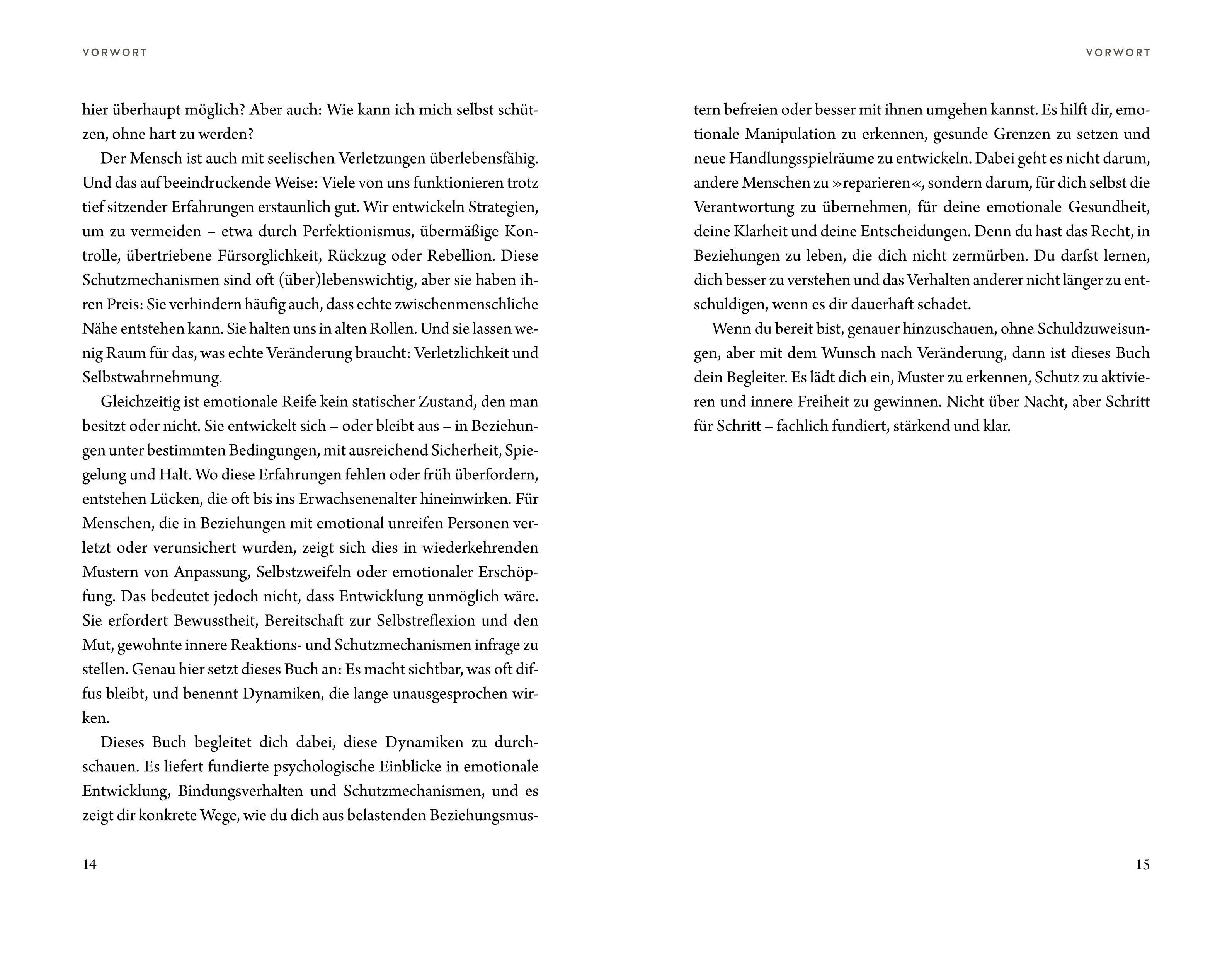 Beispielinhalt (Bild) Immun gegen emotional unreife Menschen (auch wenn sie deine Eltern sind)