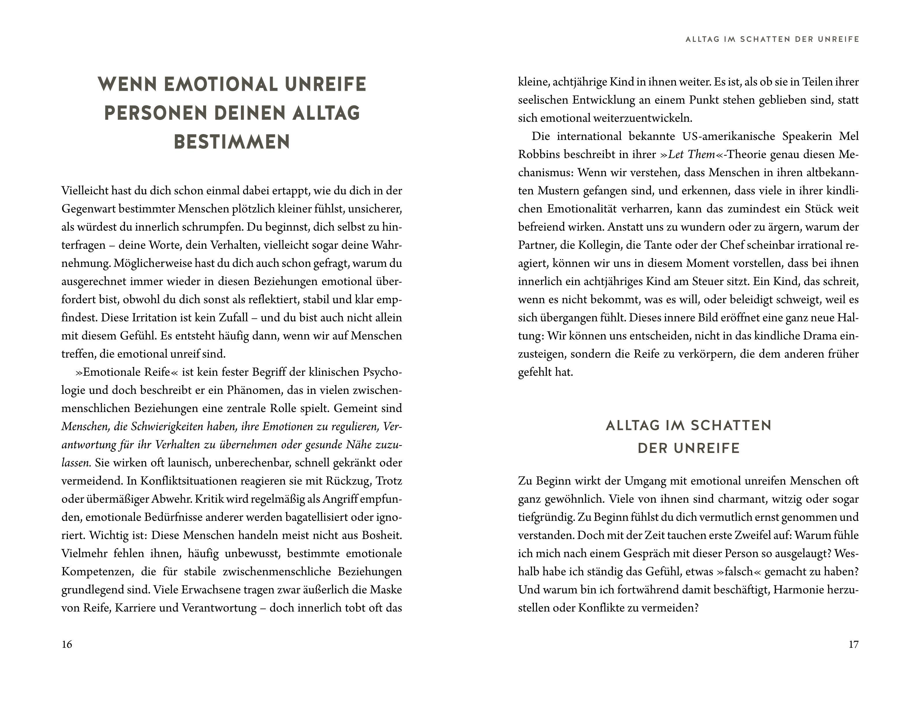 Beispielinhalt (Bild) Immun gegen emotional unreife Menschen (auch wenn sie deine Eltern sind)