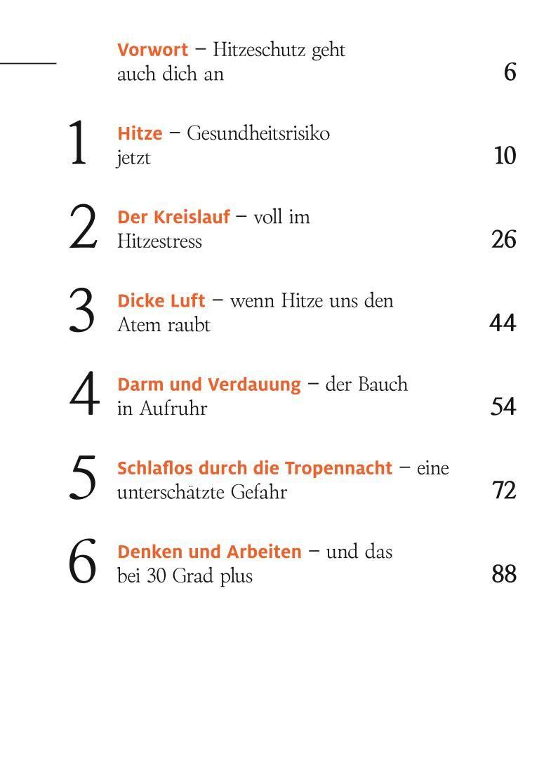 Beispielinhalt (Bild) 1-Minuten-Strategie Hitze