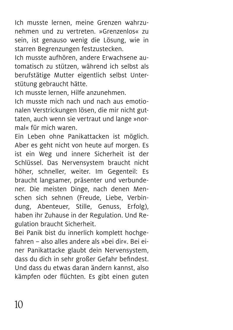 Beispielinhalt (Bild) 1-Minuten-Strategie Panik