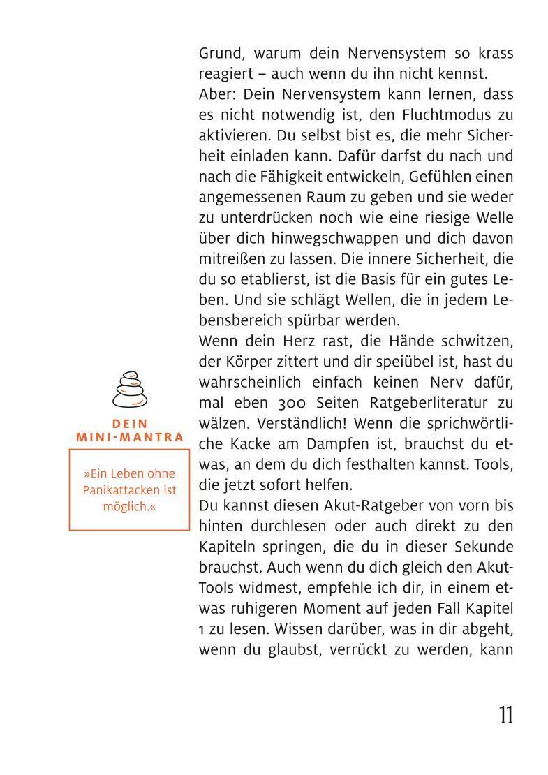 Beispielinhalt (Bild) 1-Minuten-Strategie Panik