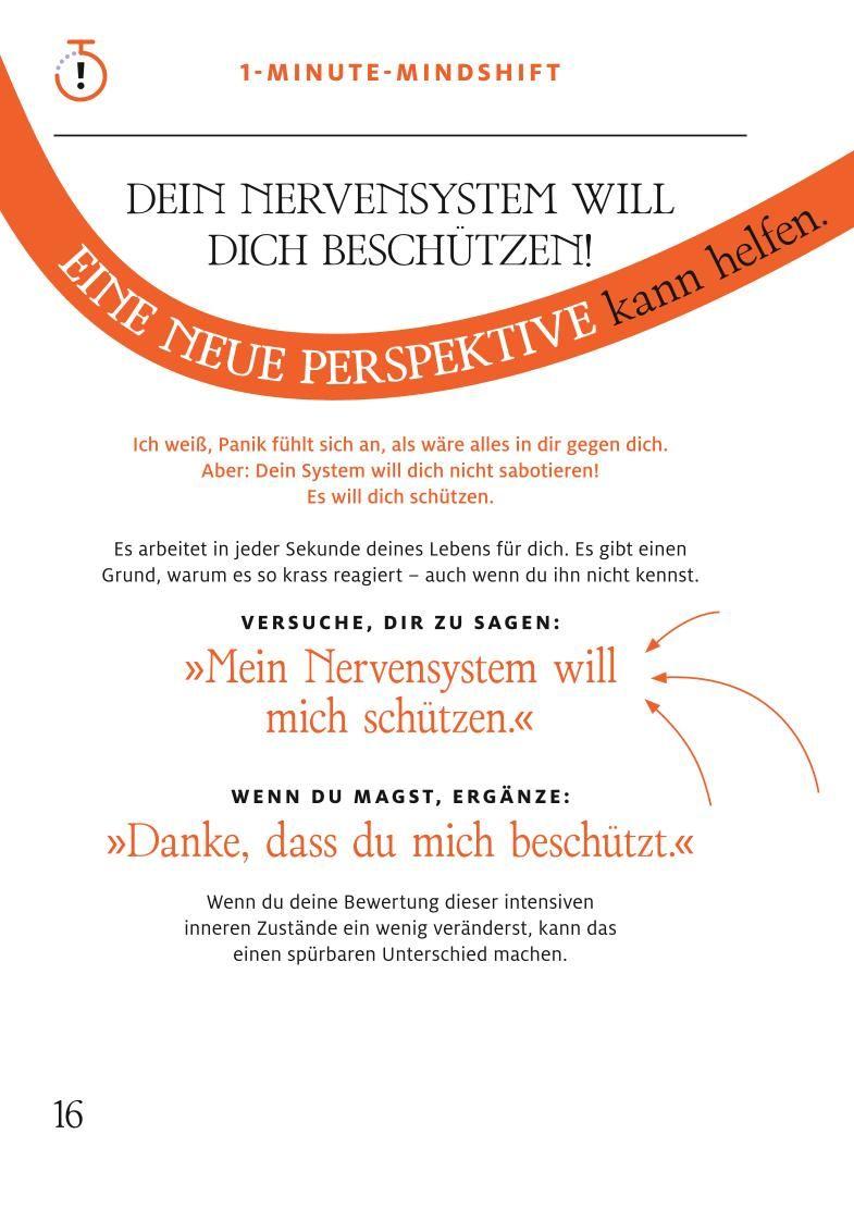 Beispielinhalt (Bild) 1-Minuten-Strategie Panik