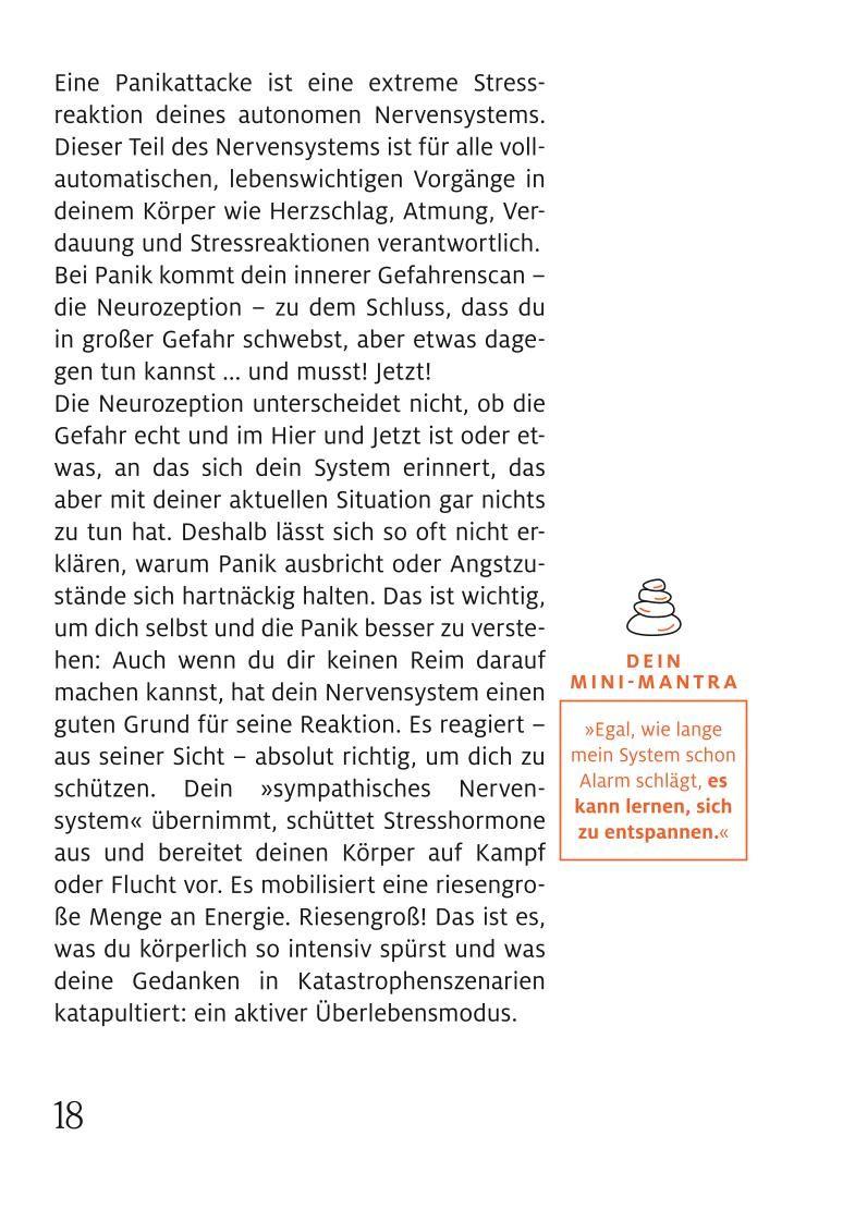 Beispielinhalt (Bild) 1-Minuten-Strategie Panik