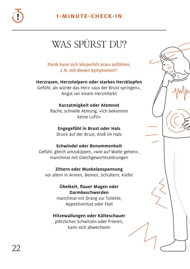 Beispielinhalt (Bild) 1-Minuten-Strategie Panik