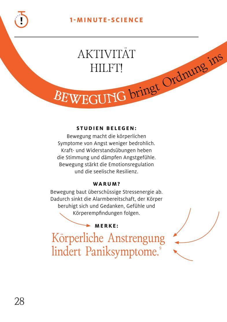 Beispielinhalt (Bild) 1-Minuten-Strategie Panik