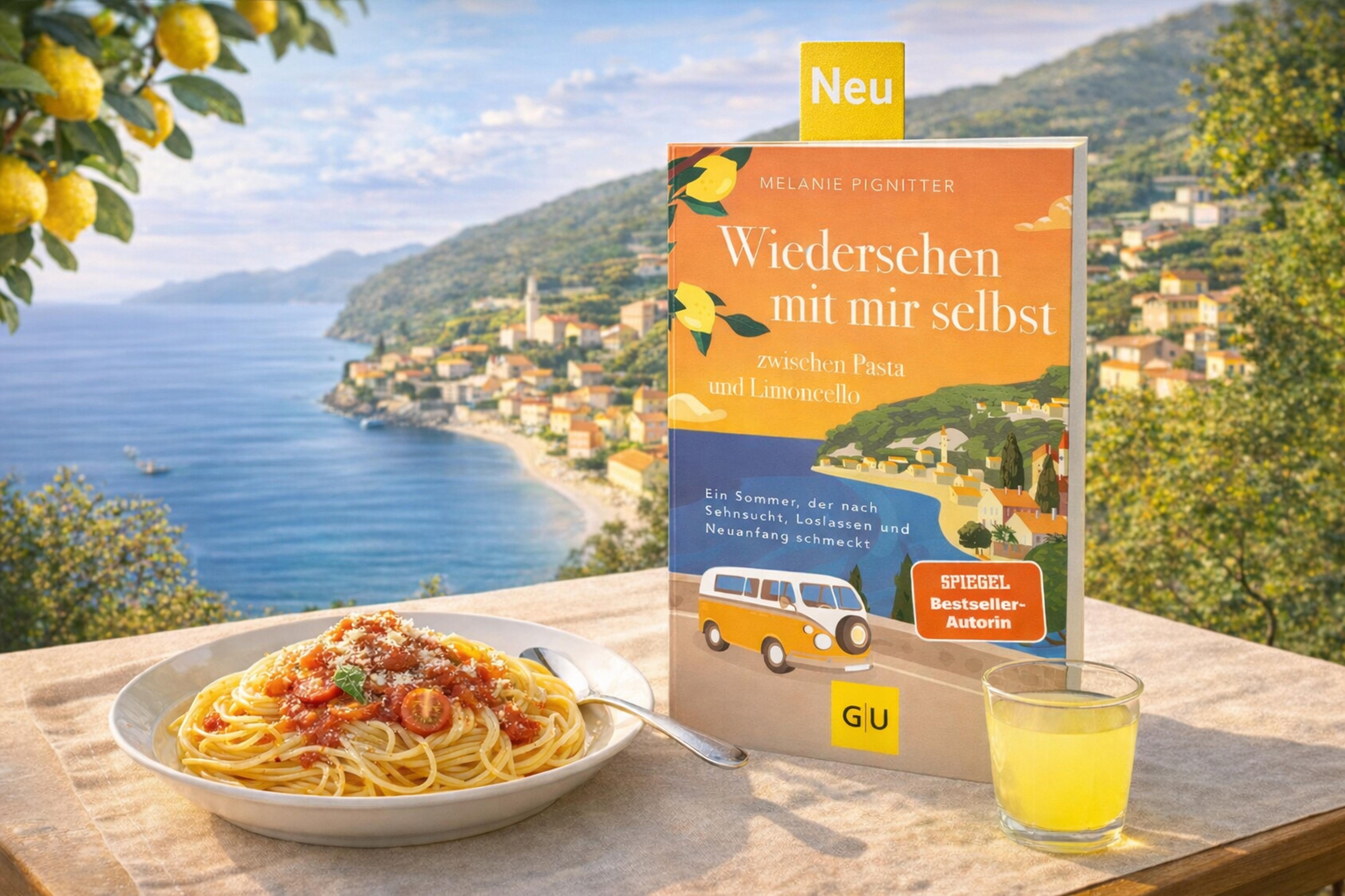 Beispielinhalt (Bild) Der neue SPIEGEL-Bestseller: Wiedersehen mit mir selbst zwischen Pasta und Limoncello