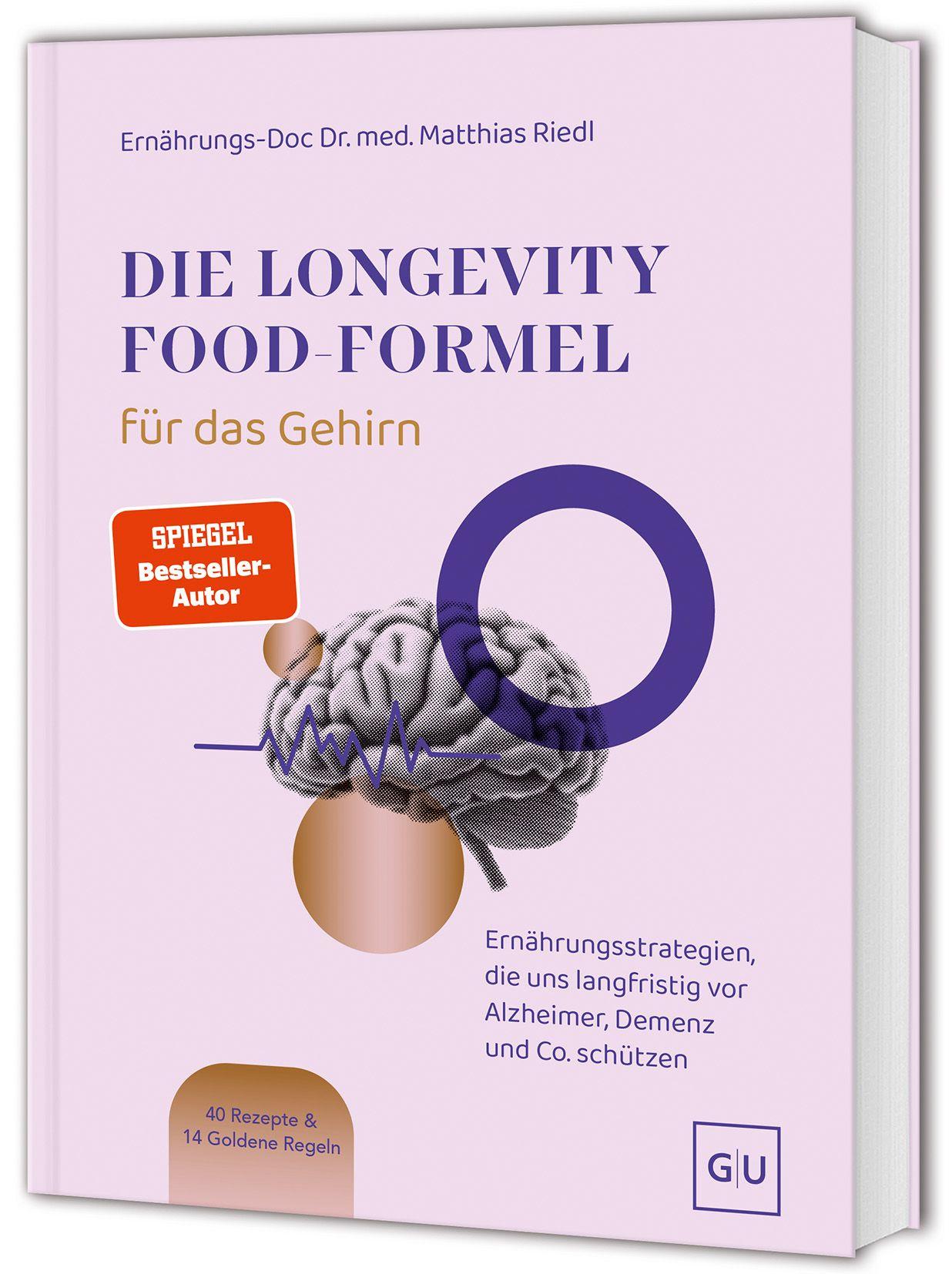 Vorderes Coverbild Die Longevity-Food-Formel für das Gehirn
