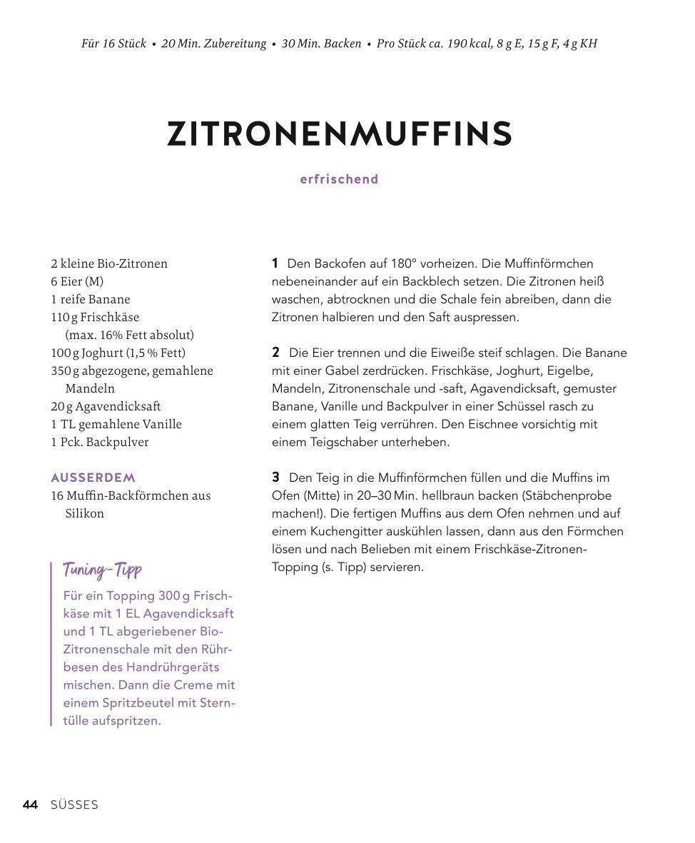 Beispielinhalt (Bild) Diabetes-Backbuch