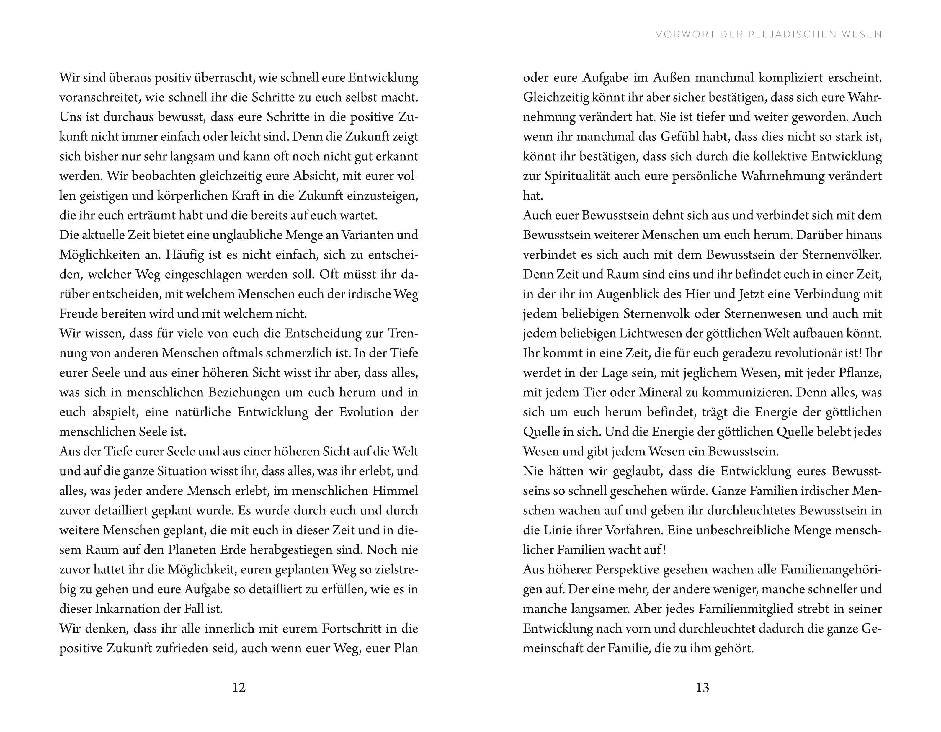 Beispielinhalt (Bild) Plejadische Intelligenz