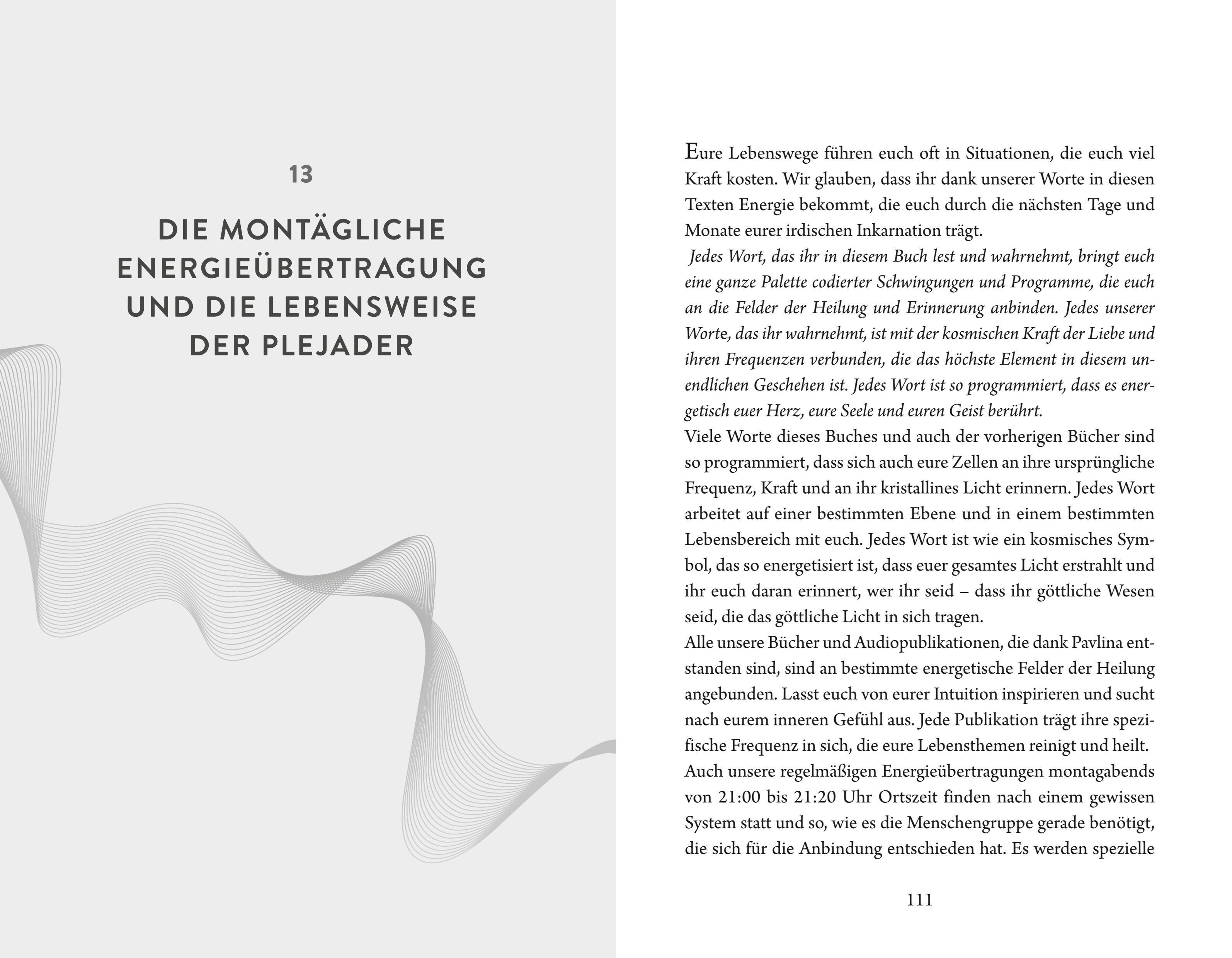 Beispielinhalt (Bild) Plejadische Intelligenz