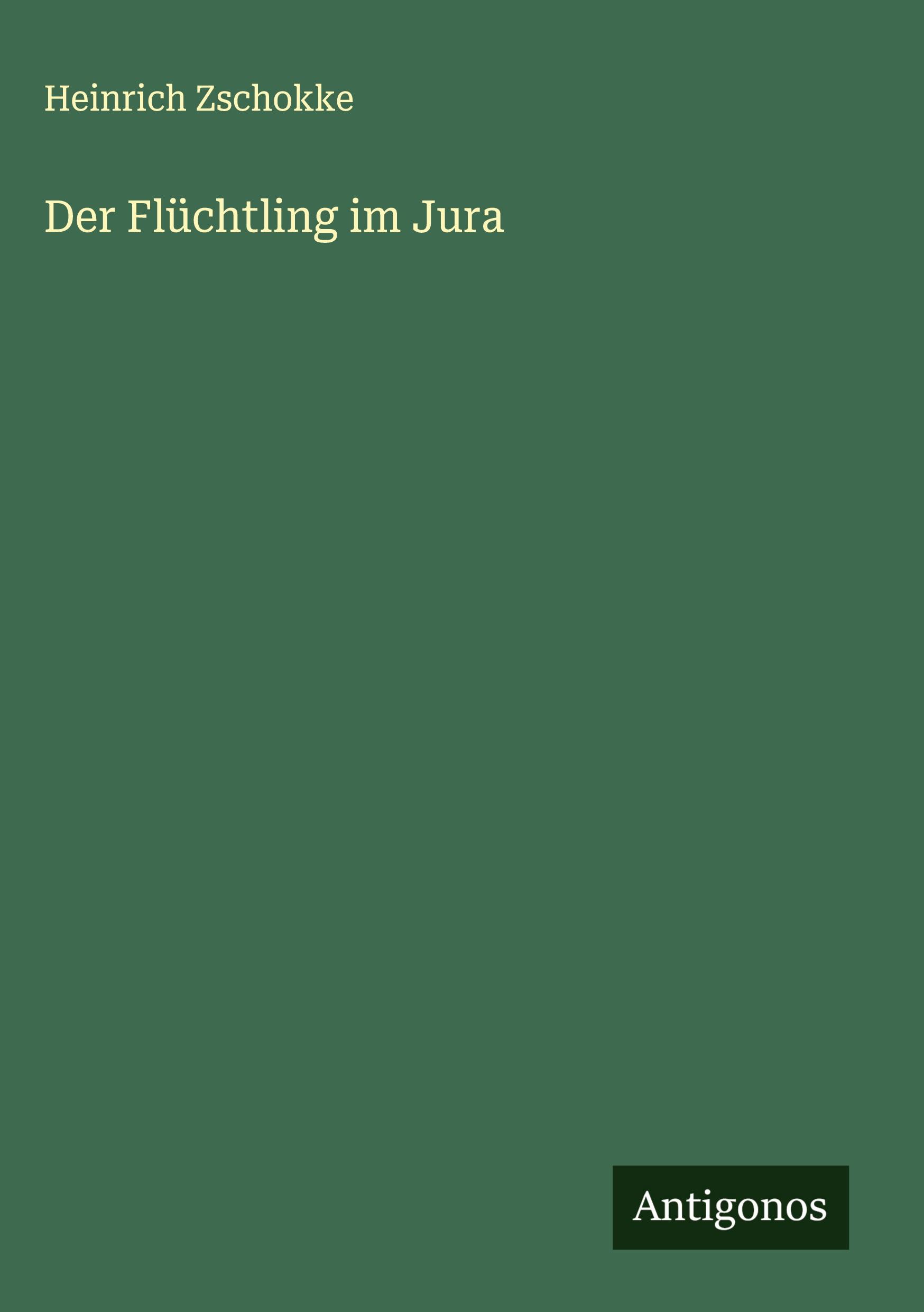 Vorderes Coverbild Der Flüchtling im Jura