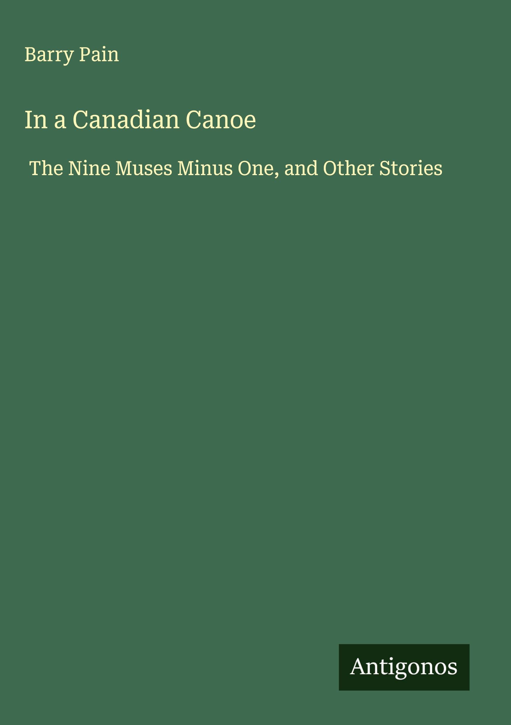 Vorderes Coverbild In a Canadian Canoe