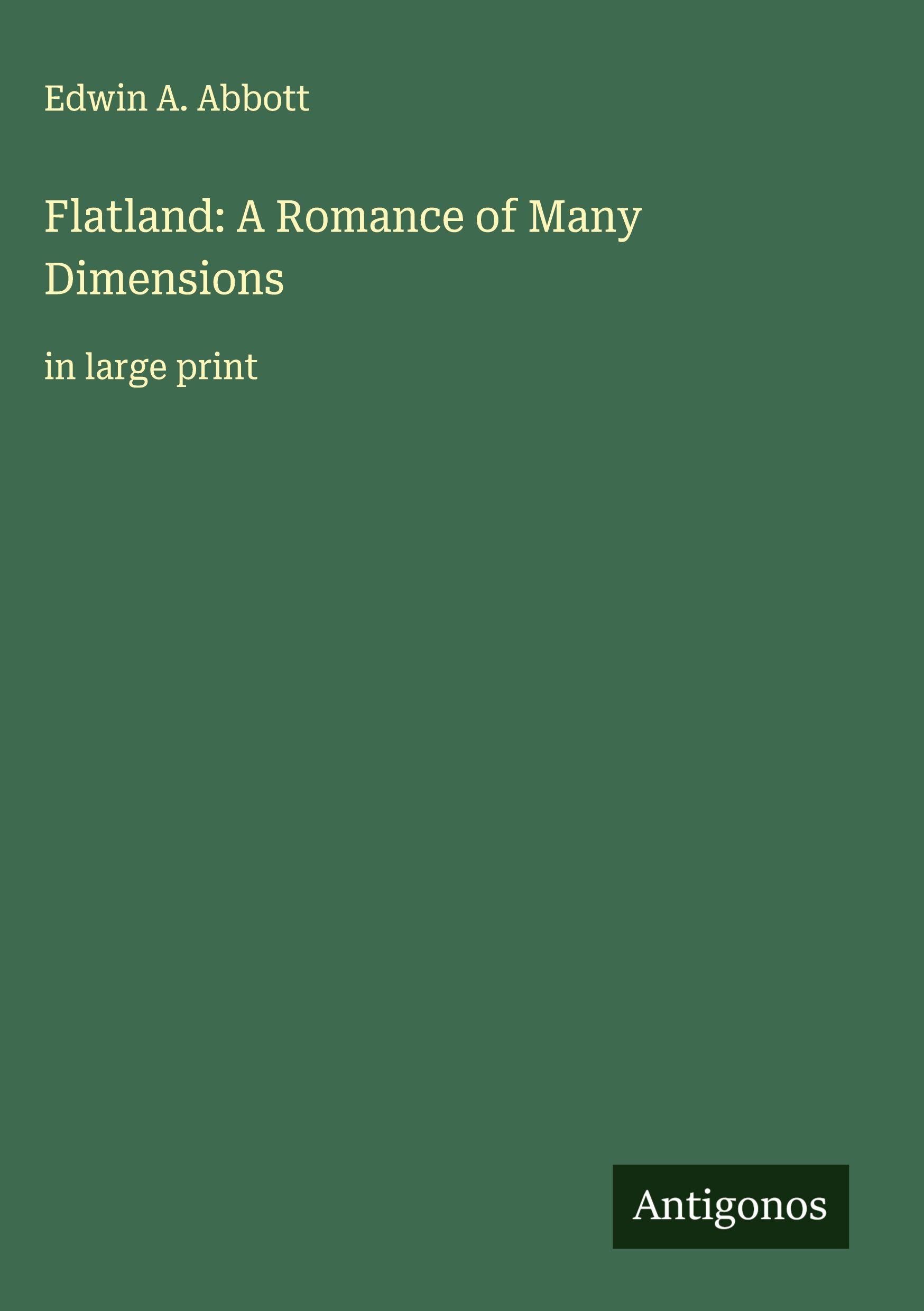 Vorderes Coverbild Flatland: A Romance of Many Dimensions