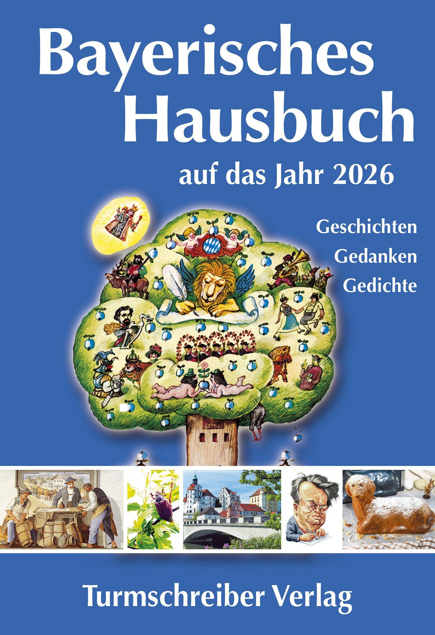 Vorderes Coverbild Bayerisches Hausbuch auf das Jahr 2026