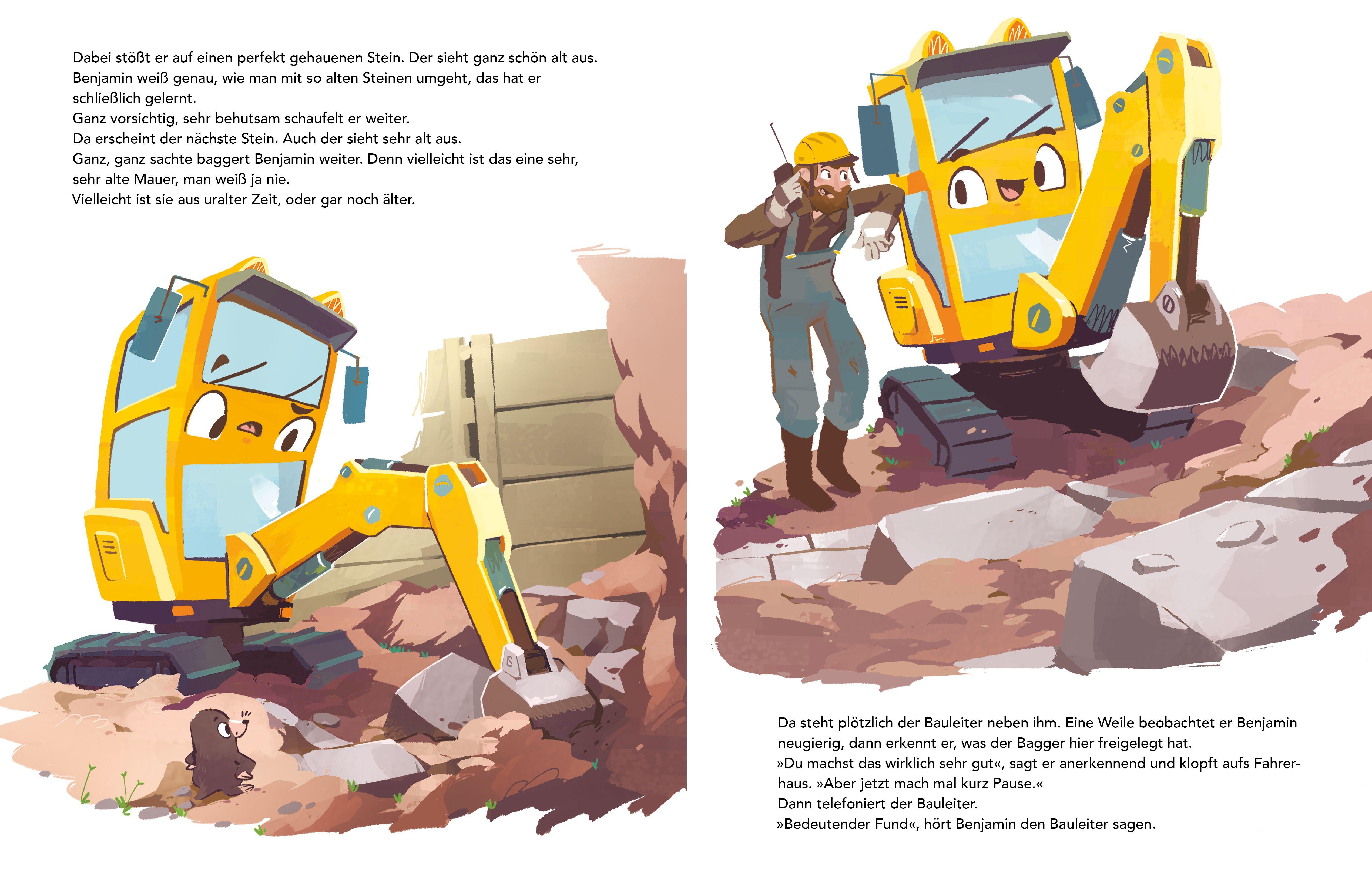 Beispielinhalt (Bild) Benjamin Bagger - Kleine Schaufel, große Schätze