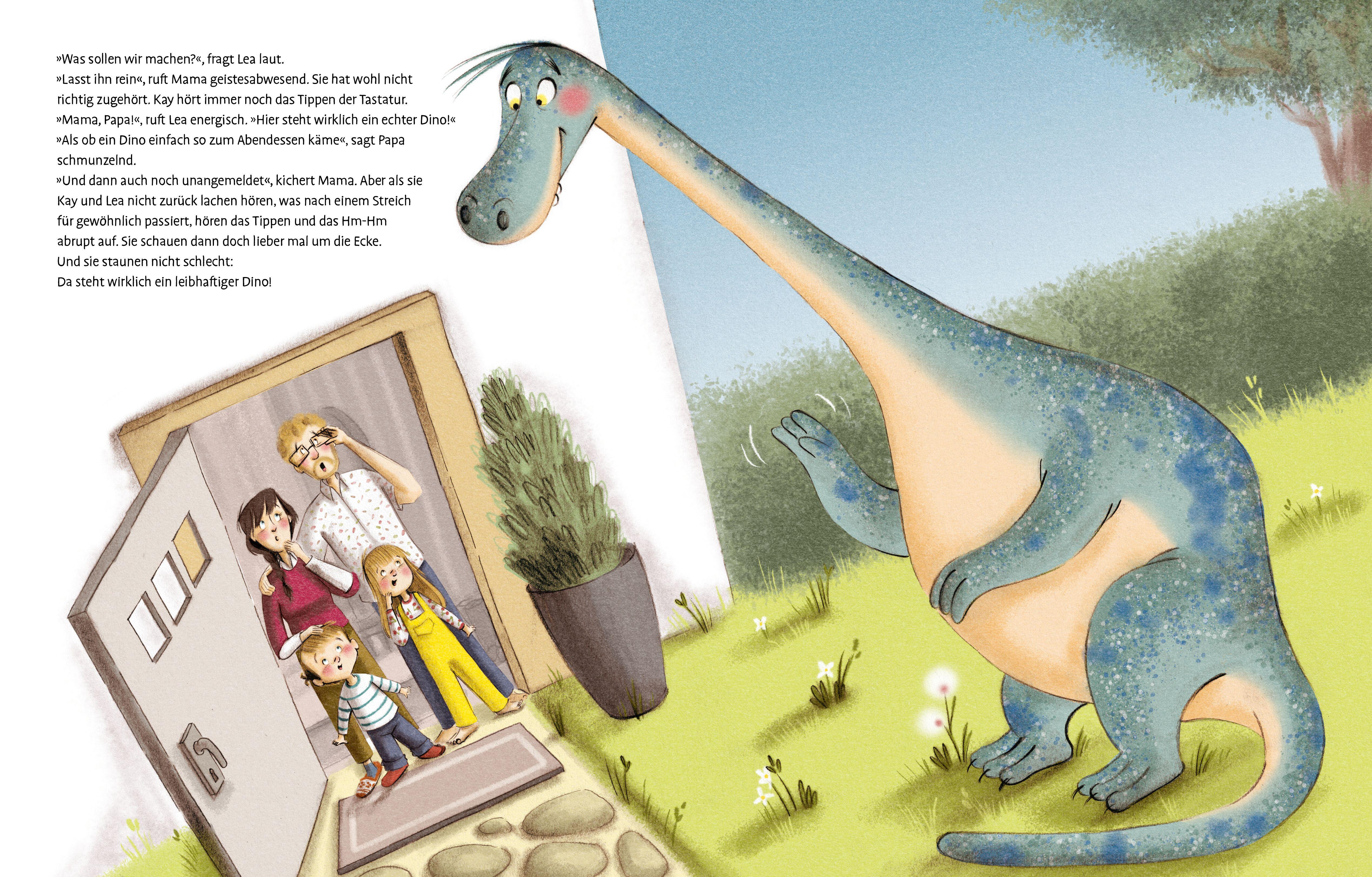 Beispielinhalt (Bild) Picknick mit Dino