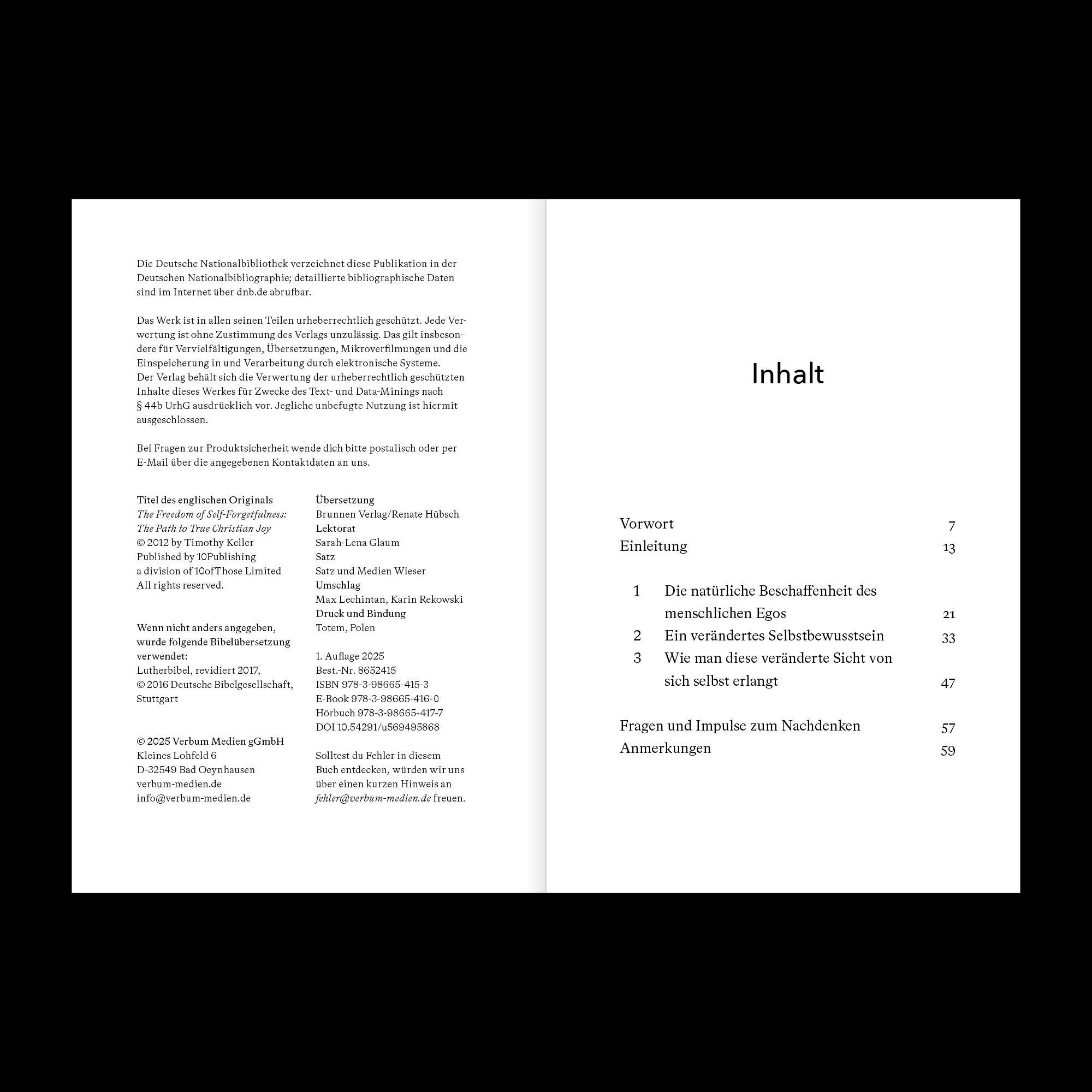 Beispielinhalt (Bild) Überraschende Freiheit