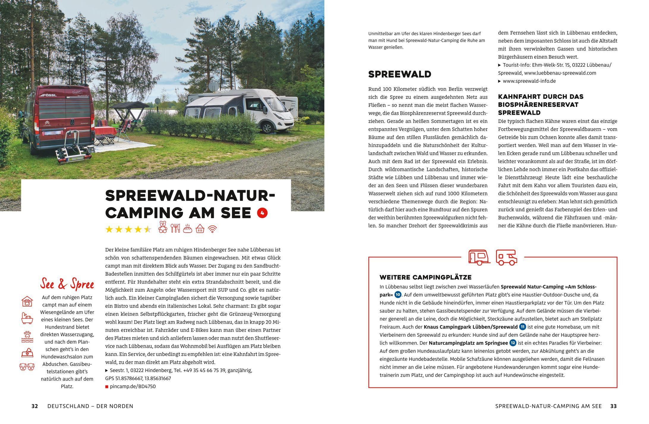 Beispielinhalt (Bild) Yes we camp! Camping mit Hund am Wasser