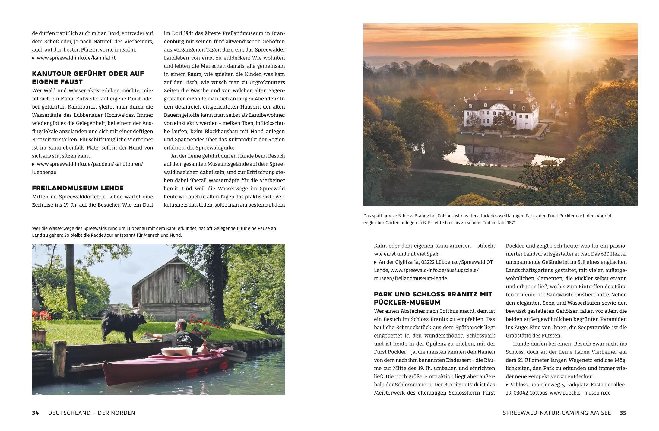 Beispielinhalt (Bild) Yes we camp! Camping mit Hund am Wasser