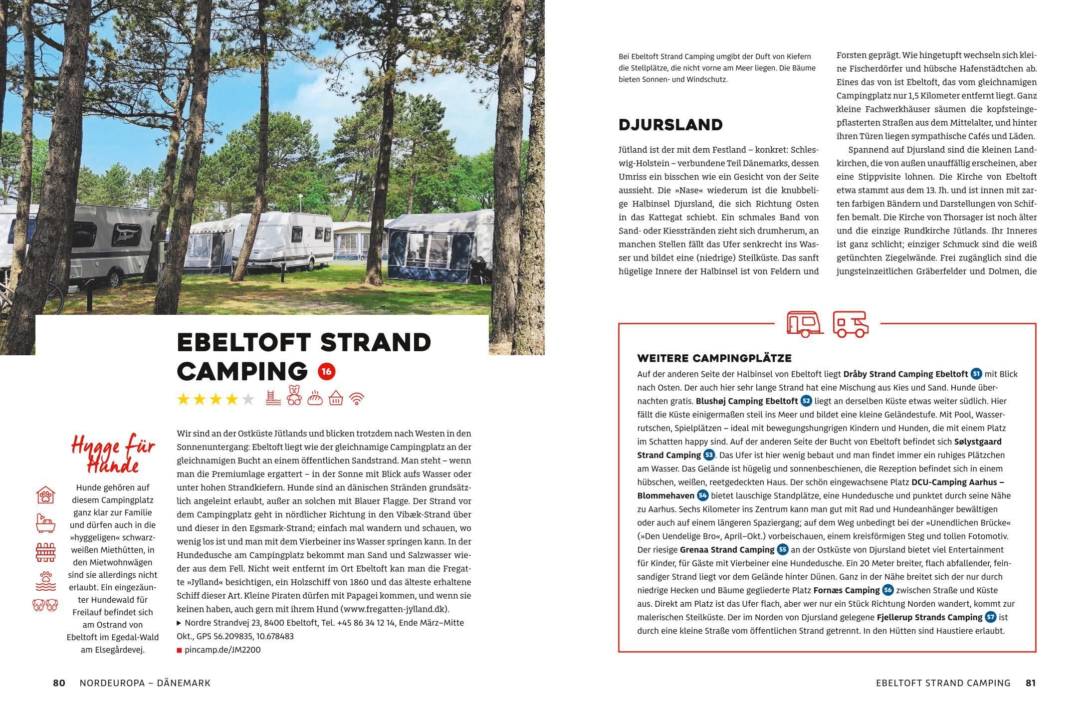 Beispielinhalt (Bild) Yes we camp! Camping mit Hund am Wasser