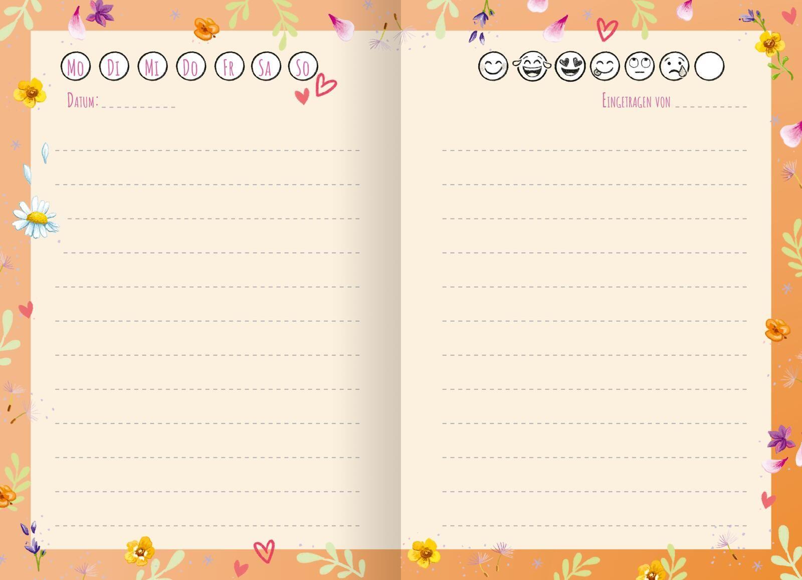 Beispielinhalt (Bild) Wir sind die Besten! Das schönste Freundinnen-Tagebuch ever (PS: Du bist die Beste!)