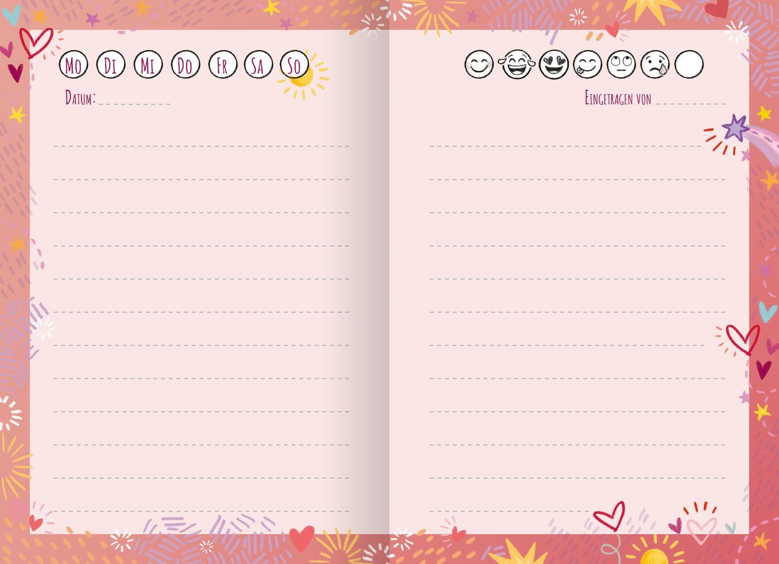 Beispielinhalt (Bild) Wir sind die Besten! Das schönste Freundinnen-Tagebuch ever (PS: Du bist die Beste!)