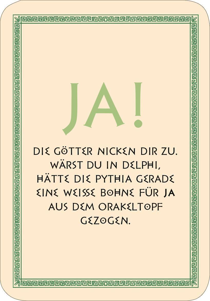 Beispielinhalt (Bild) Frag die Götter