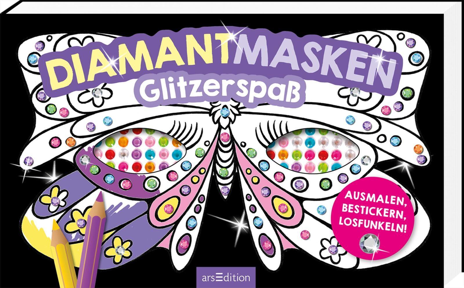 Vorderes Coverbild Diamantmasken - Glitzerspaß